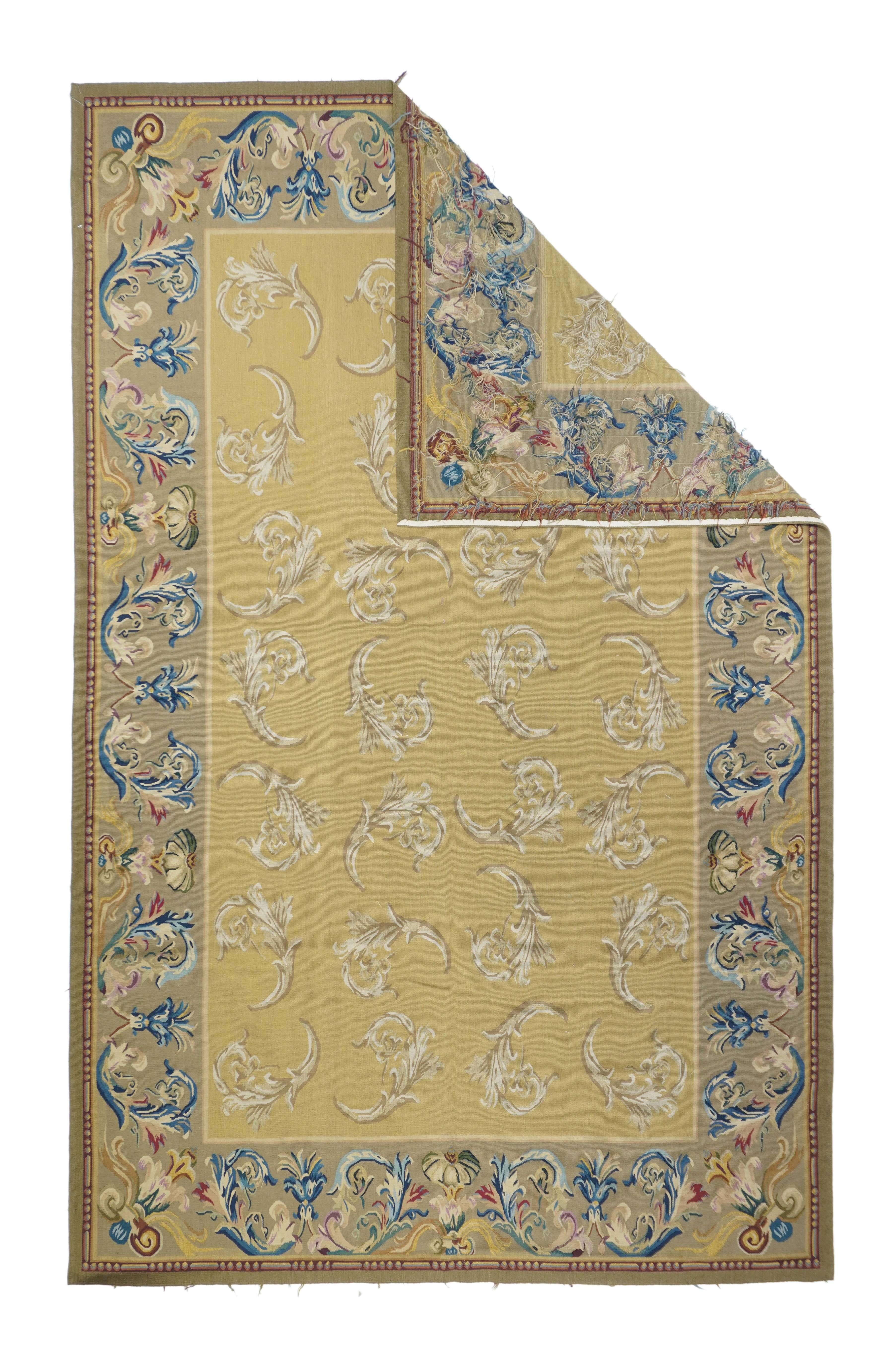 Aubusson Rug 5'10'' x 9'0