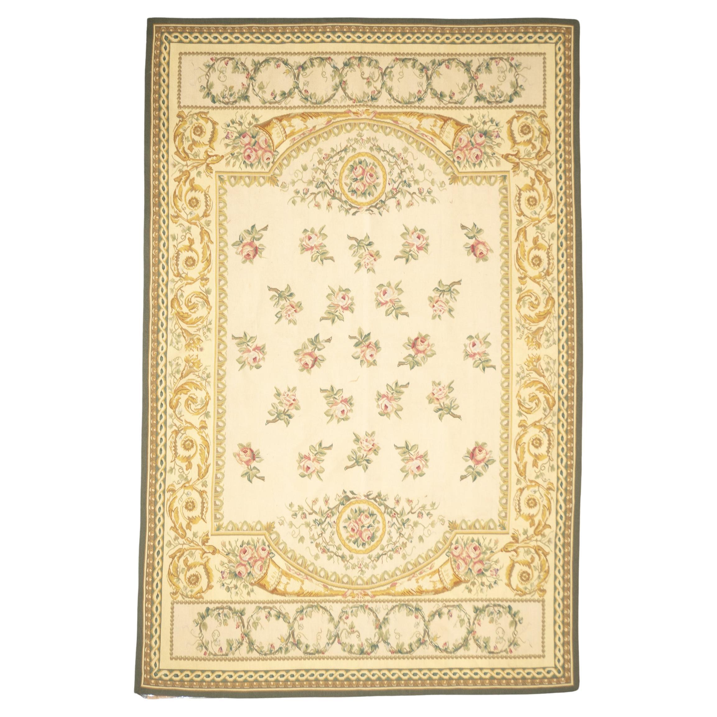 Aubusson Rug 5'10'' x 9'0"