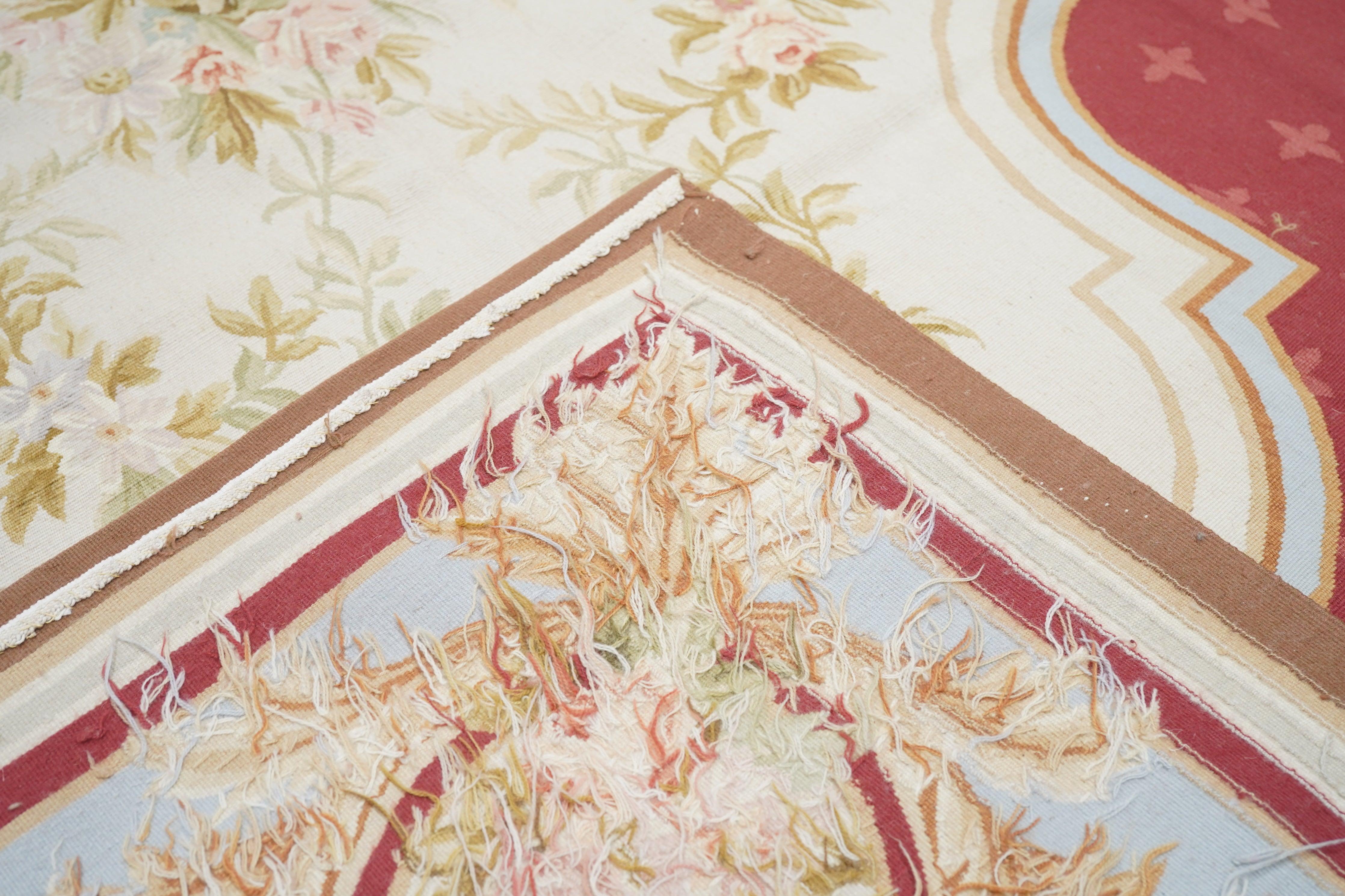 Aubusson Rug 6' x 9' For Sale 1
