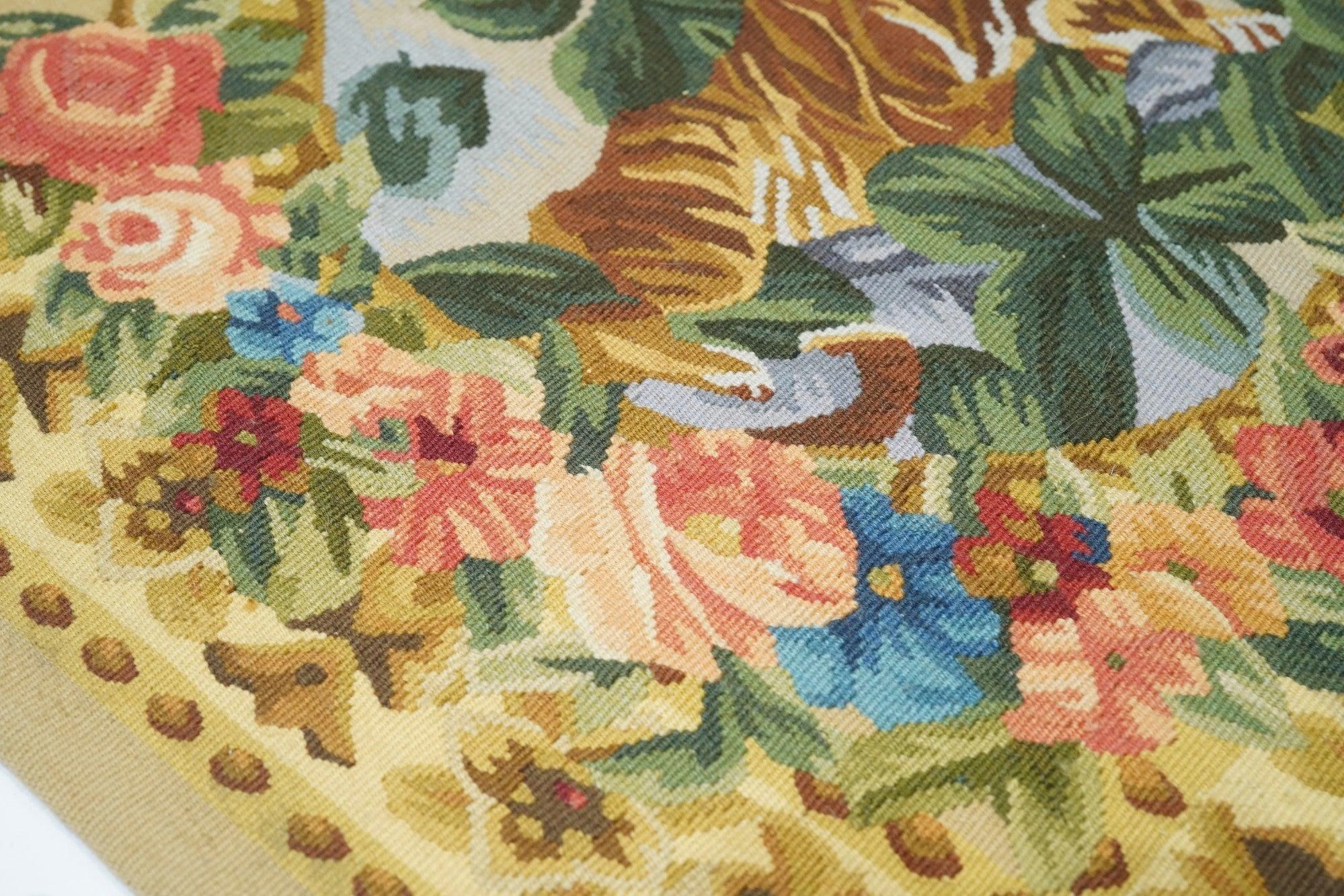 French Aubusson Rug 6'0