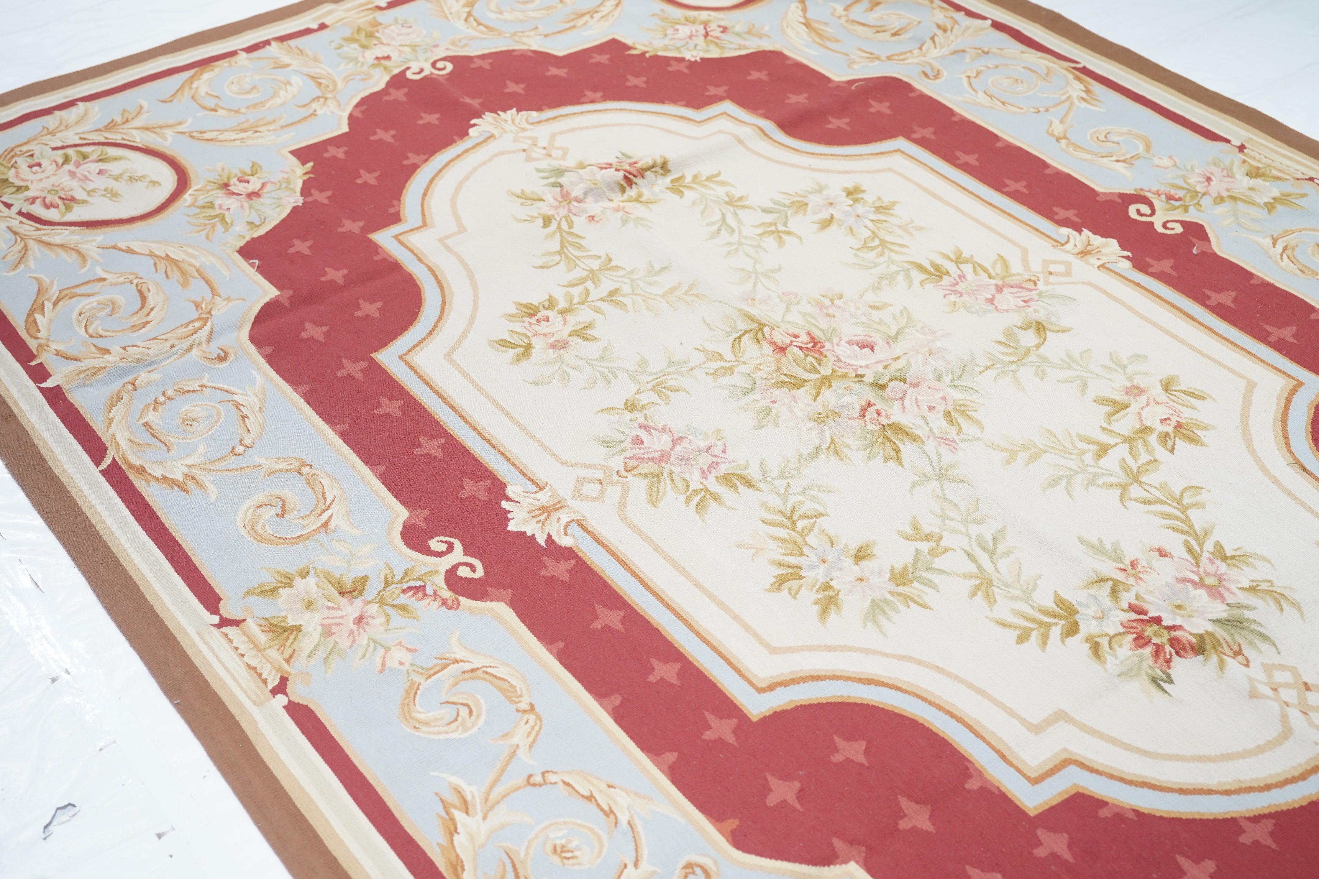 French Aubusson Rug 6'0