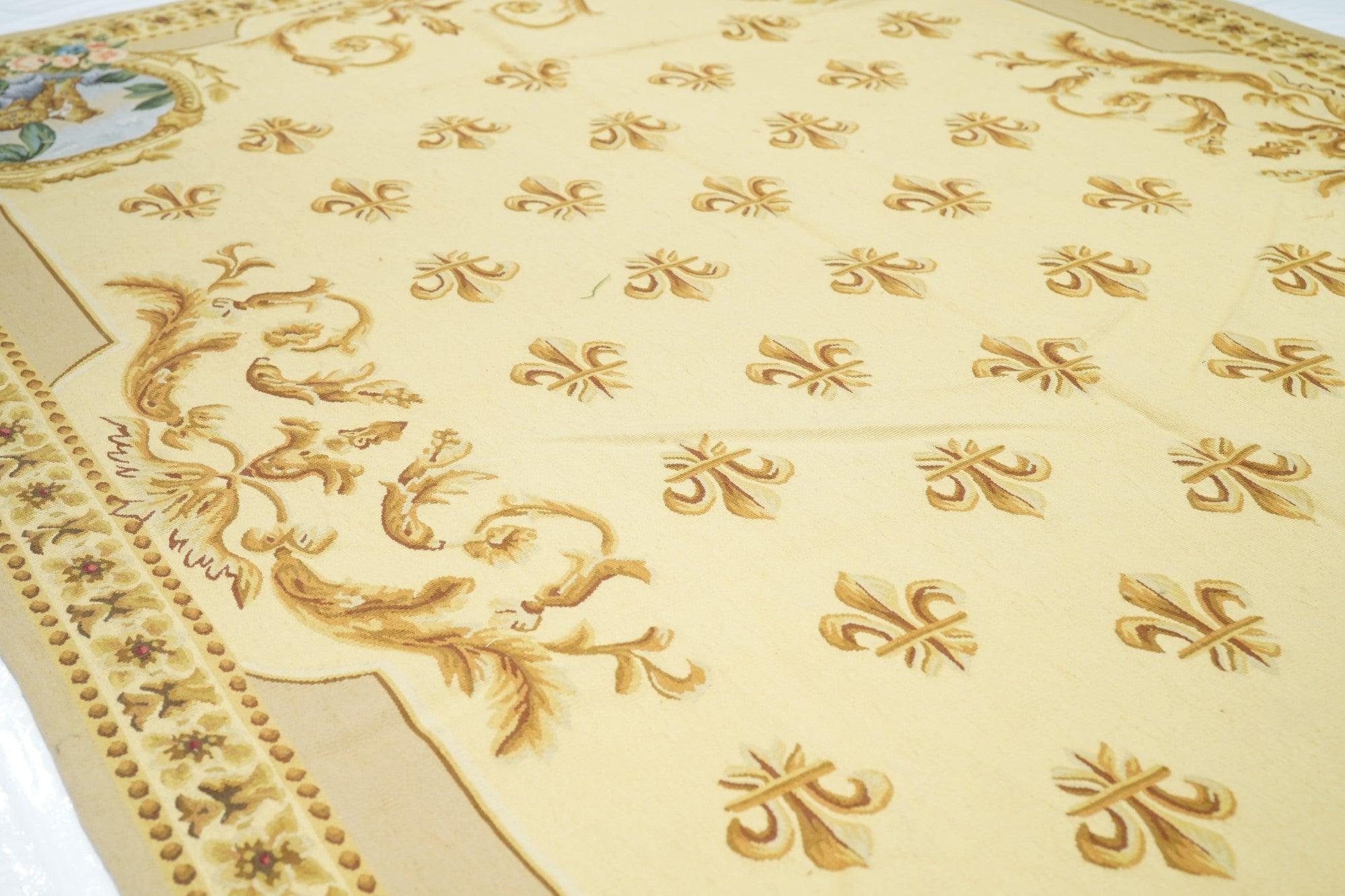 Contemporary Aubusson Rug 6'0