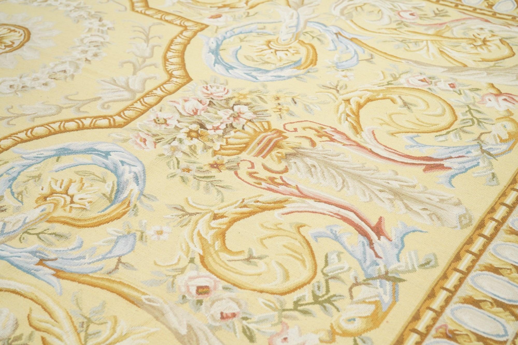 Contemporary Aubusson Rug 6'0