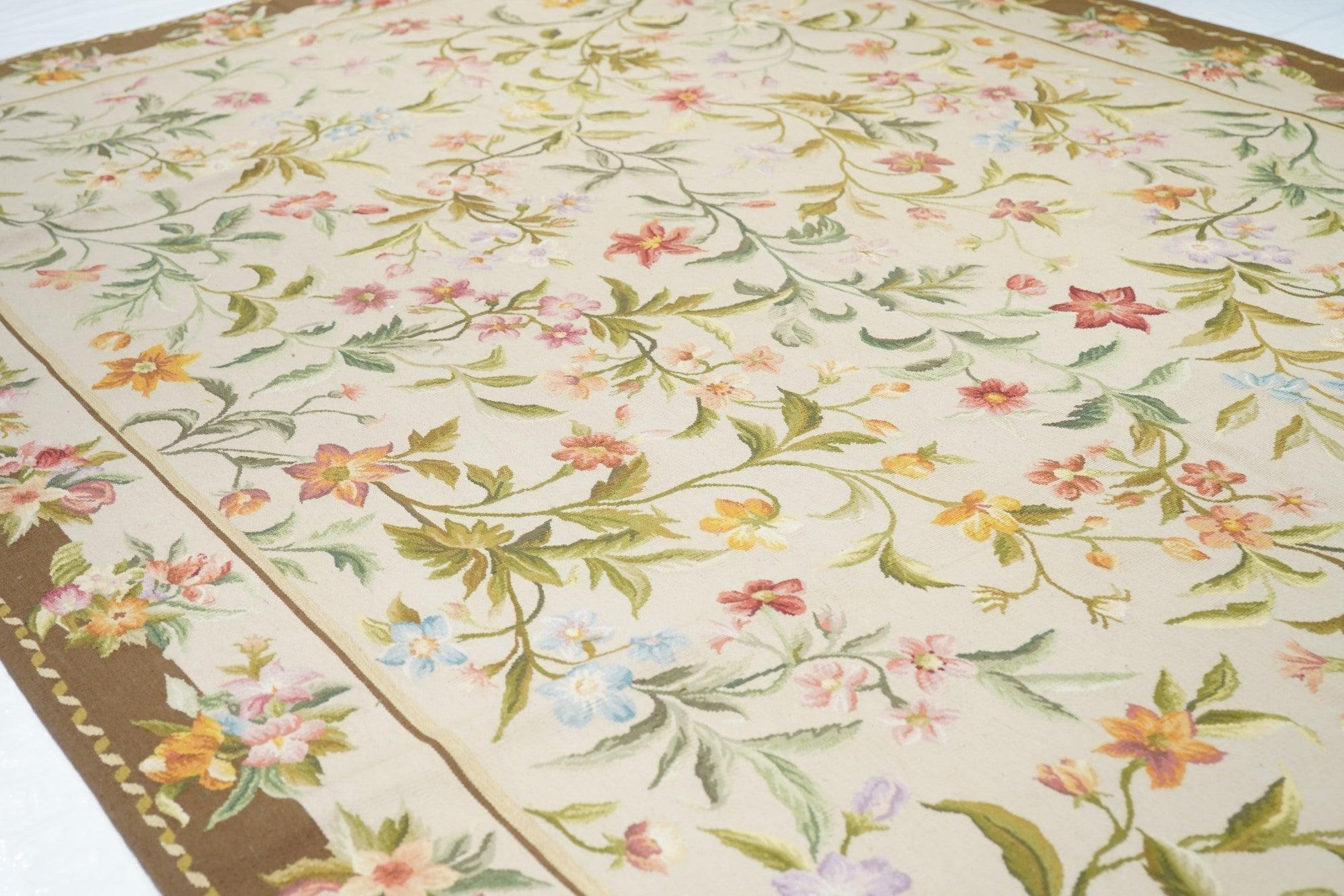 Contemporary Aubusson Rug 6'0
