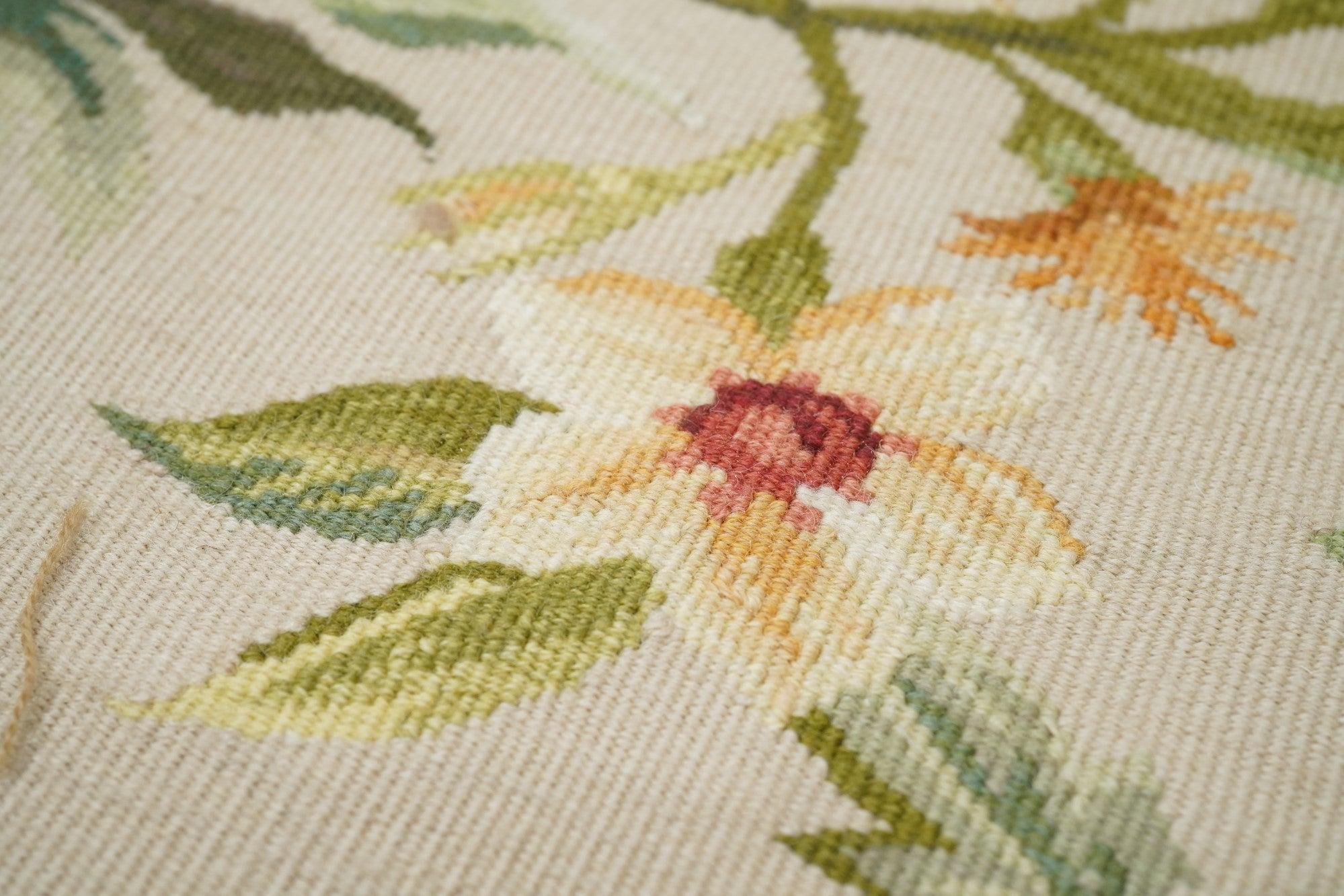 Wool Aubusson Rug 6'0