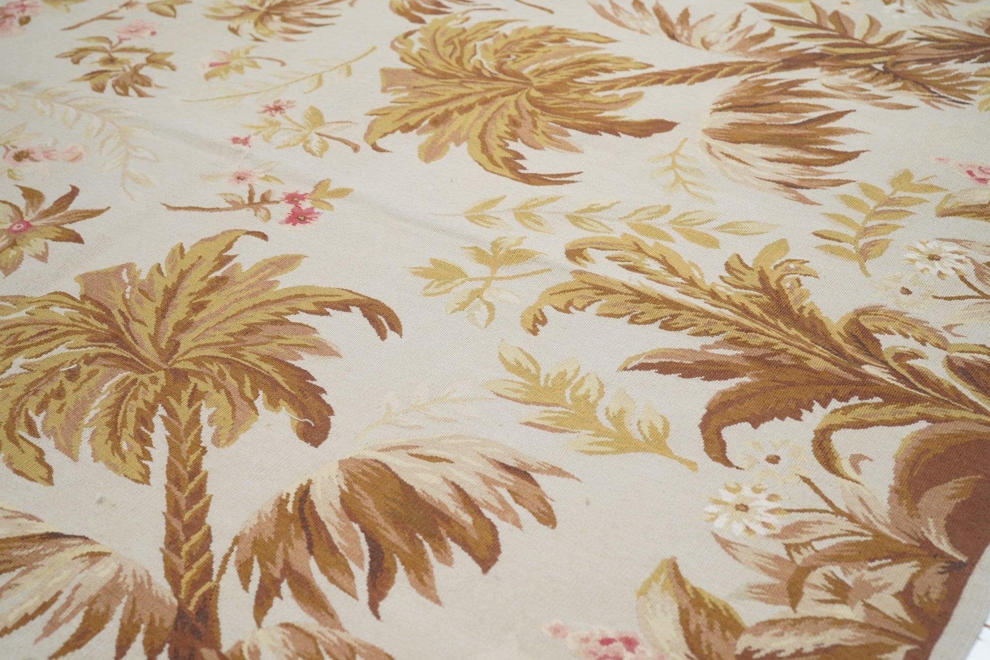 Wool Aubusson Rug 6'0