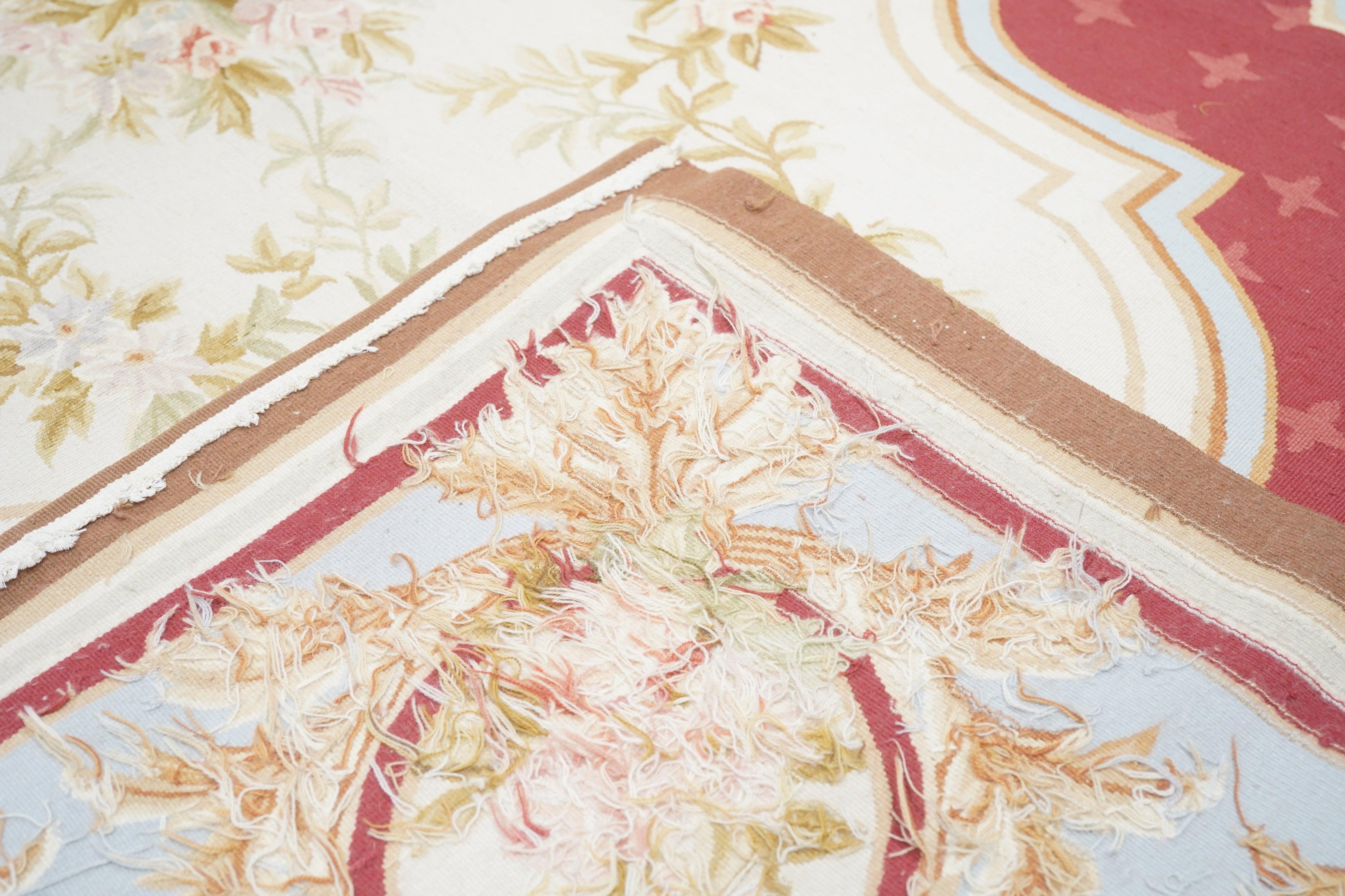 Wool Aubusson Rug 6'0