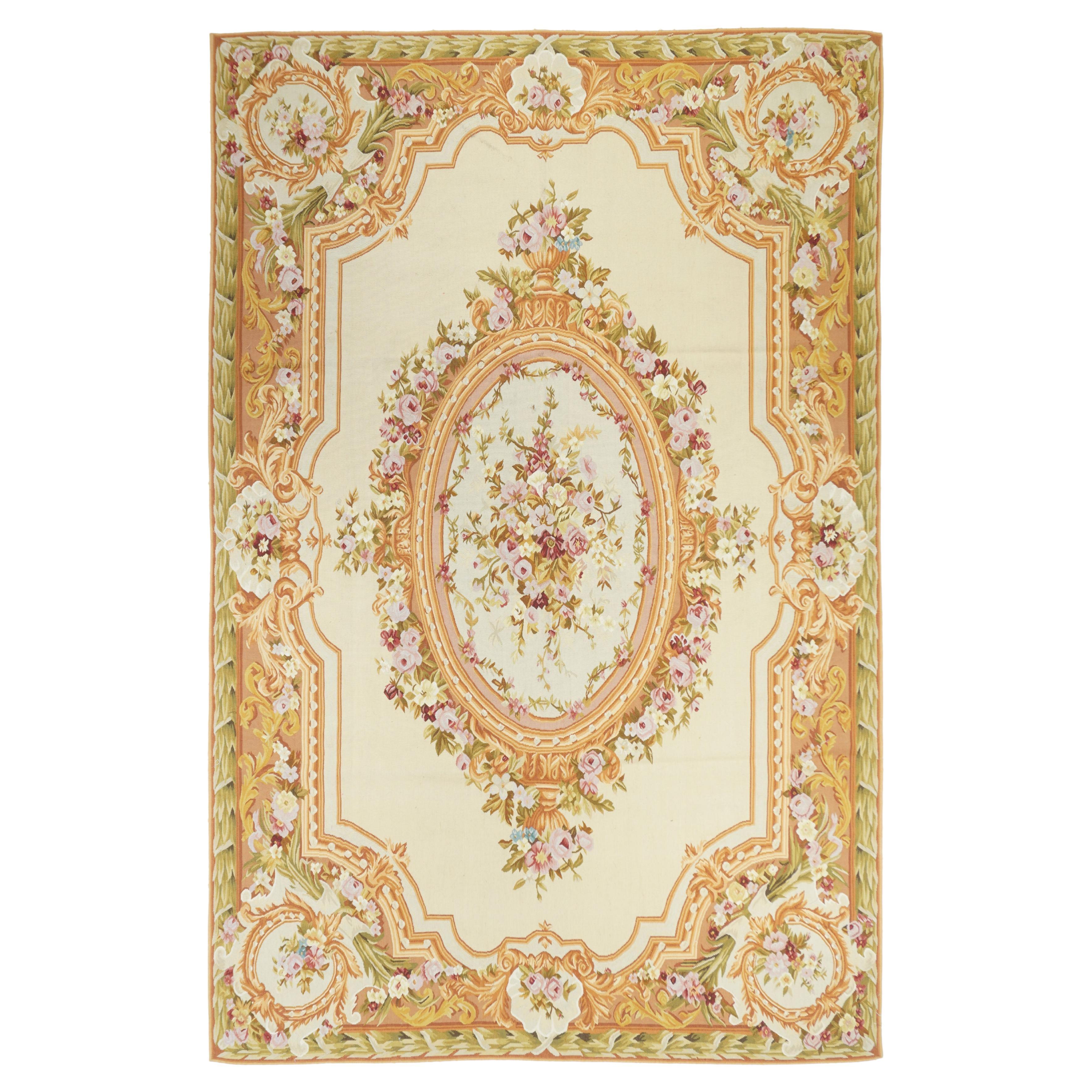 Aubusson Rug 6'0" x 9'0"