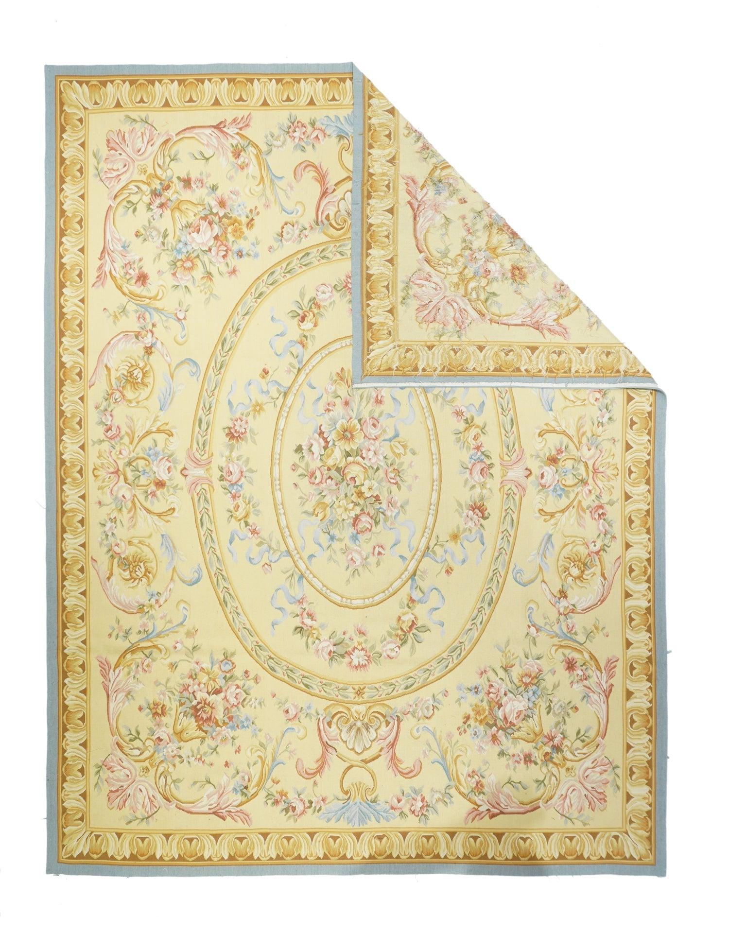 Tappeto Aubusson 7'10'' x 10'0''.