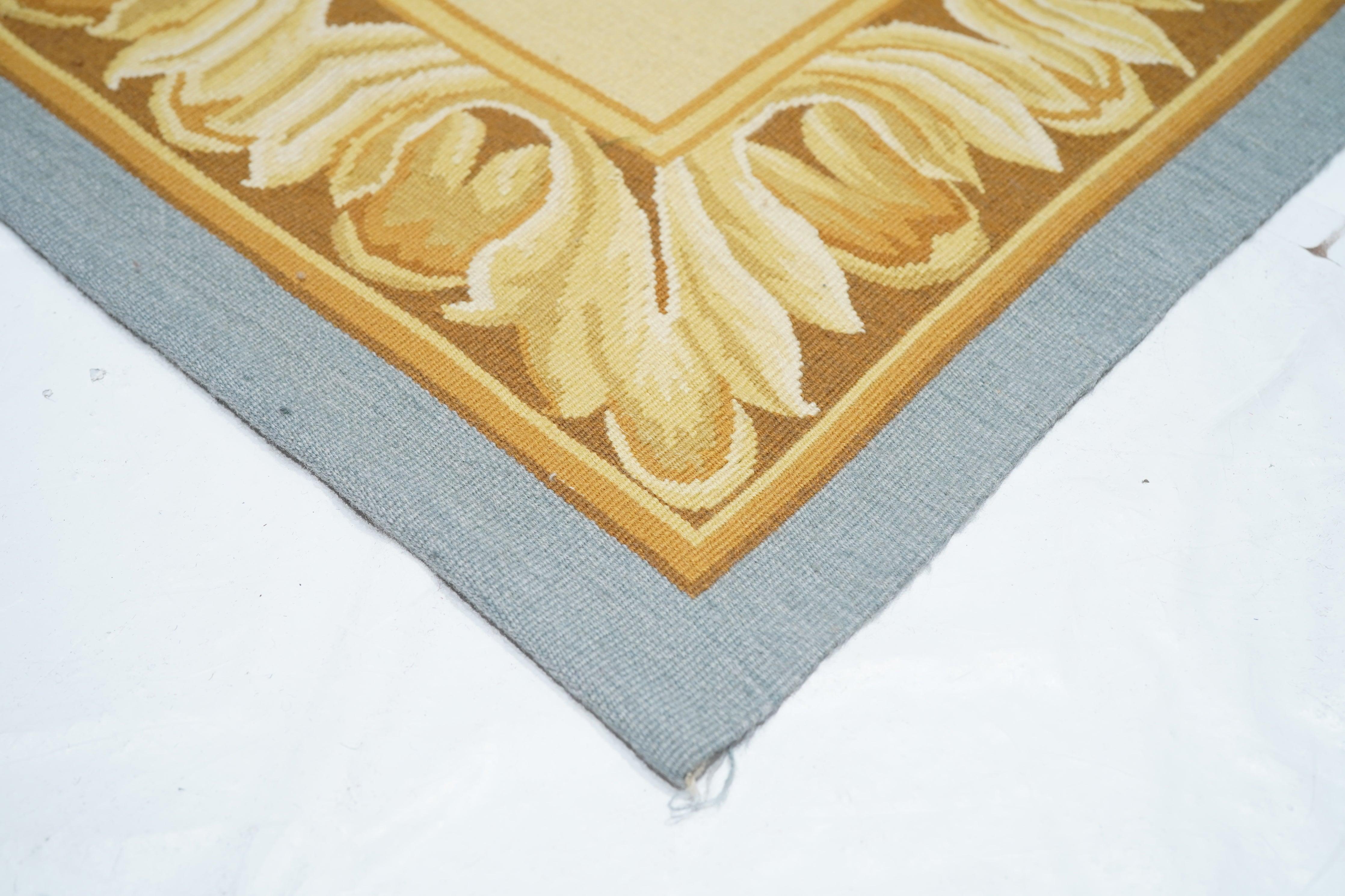 Francese Tappeto Aubusson 7'10'' x 10'0'' in vendita