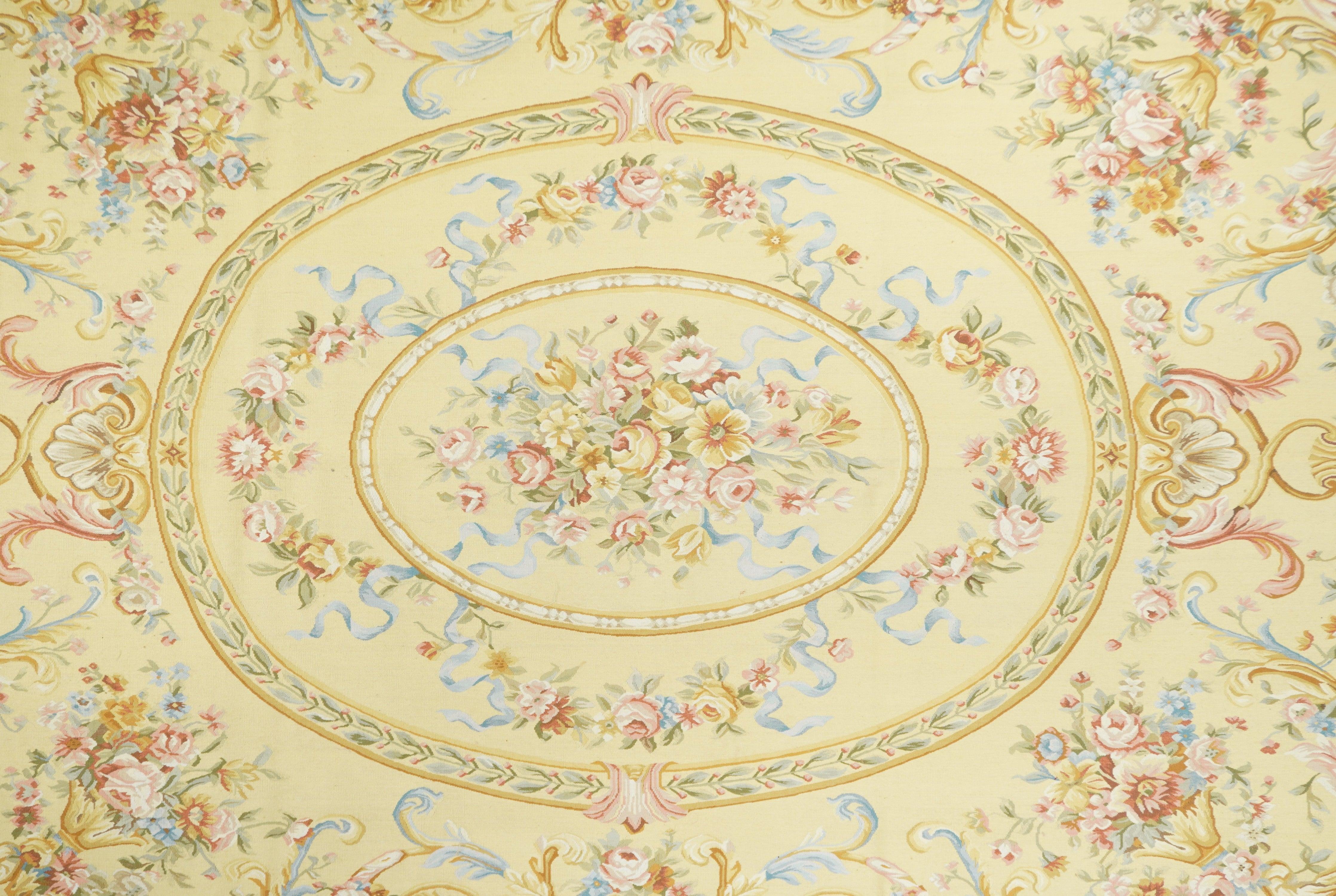 Tappeto Aubusson 7'10'' x 10'0'' In condizioni Nuovo in vendita a New York, NY