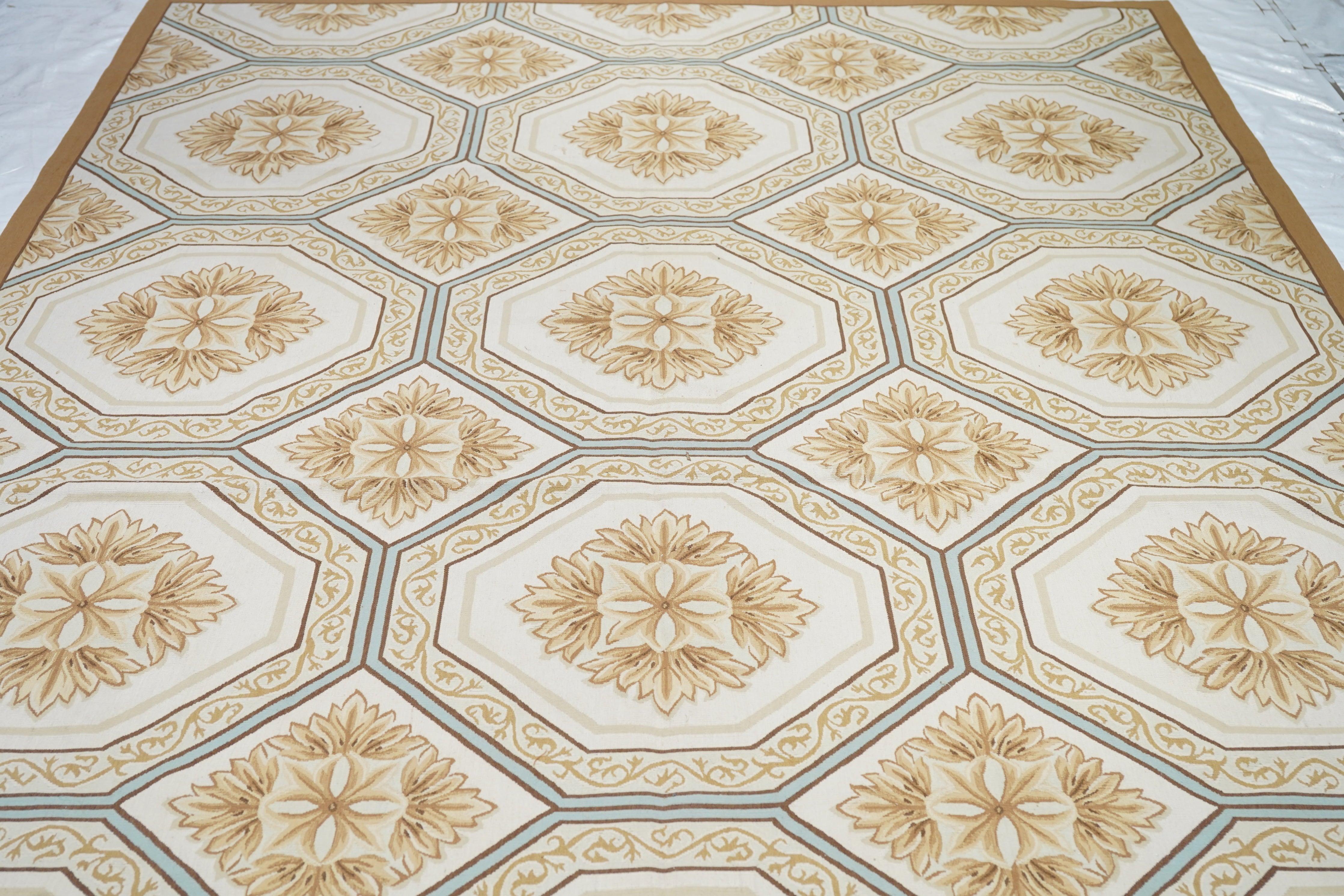 Alfombra Aubusson 7'10'' x 10'0'' Lana en venta