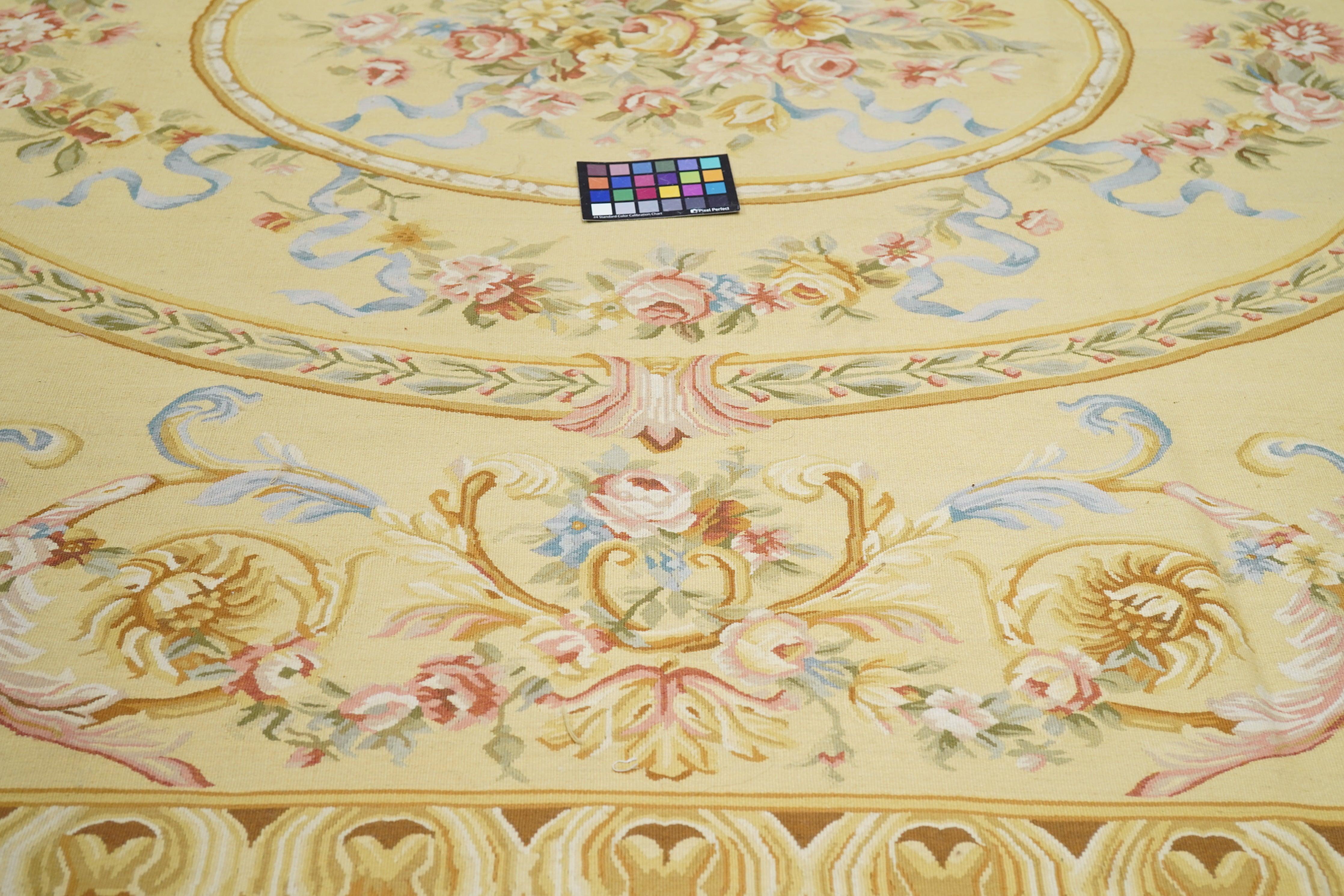 Tappeto Aubusson 7'10'' x 10'0'' in vendita 2