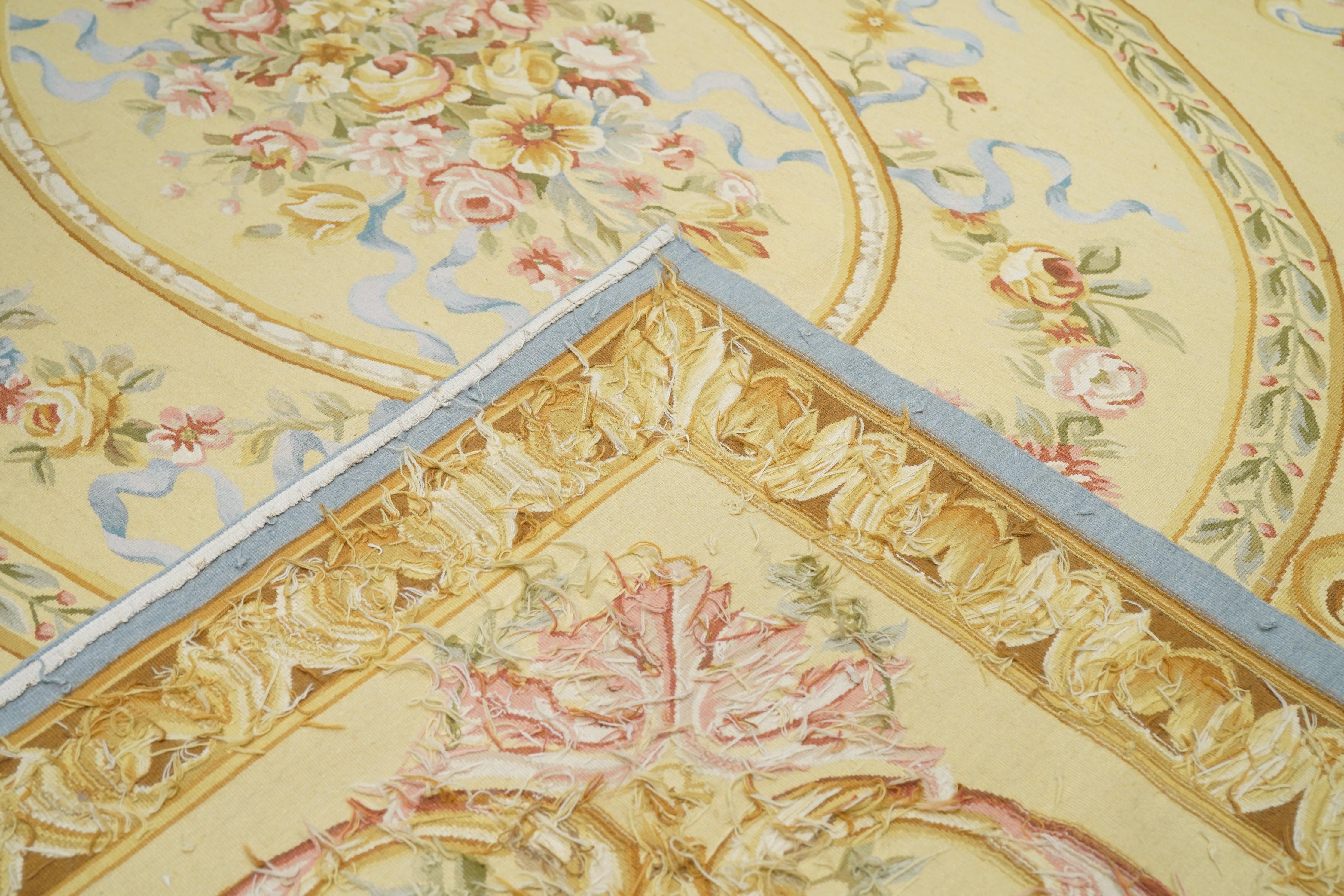 Tappeto Aubusson 7'10'' x 10'0'' in vendita 3