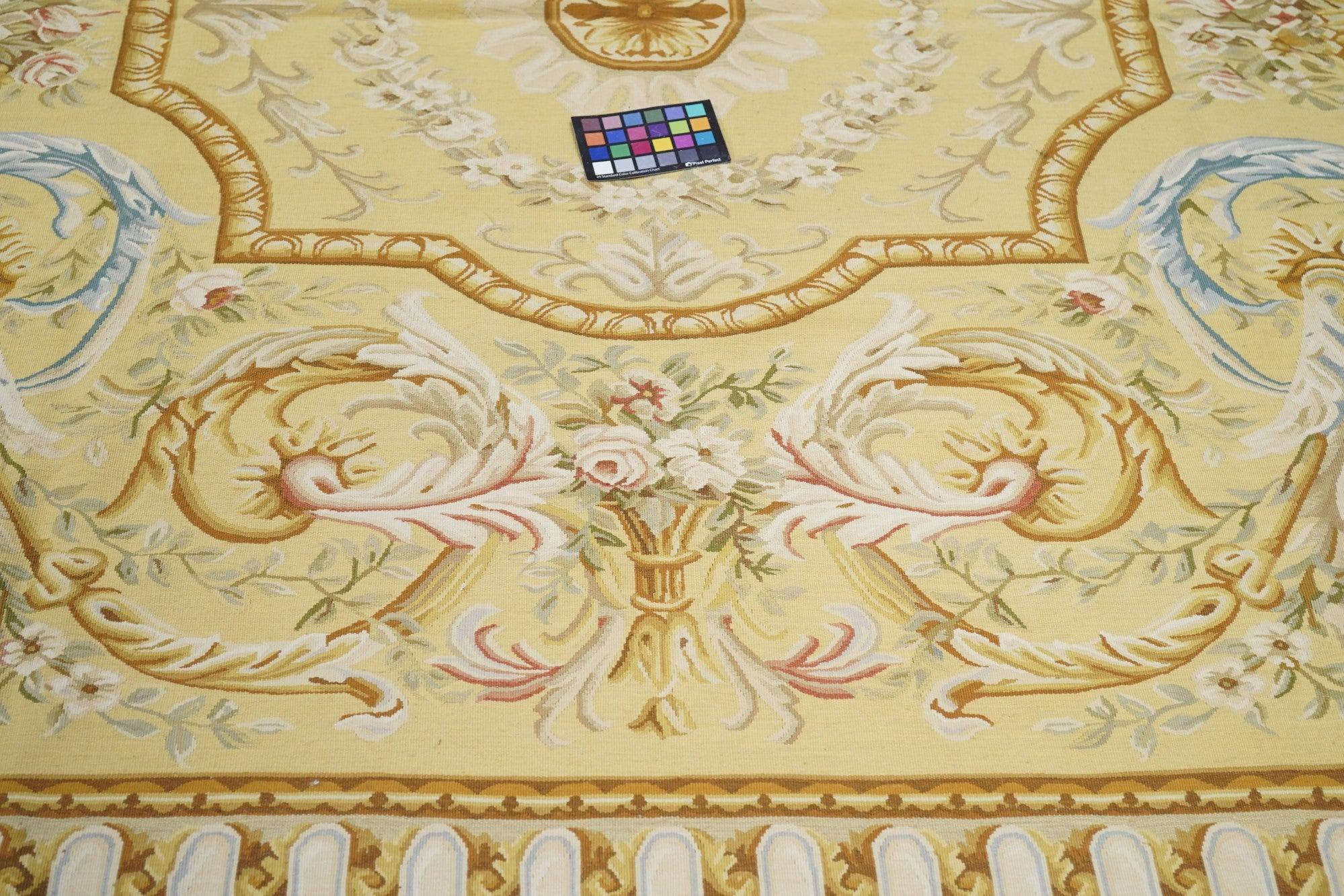 Aubusson Rug 7'10'' x 10'2'' For Sale 1