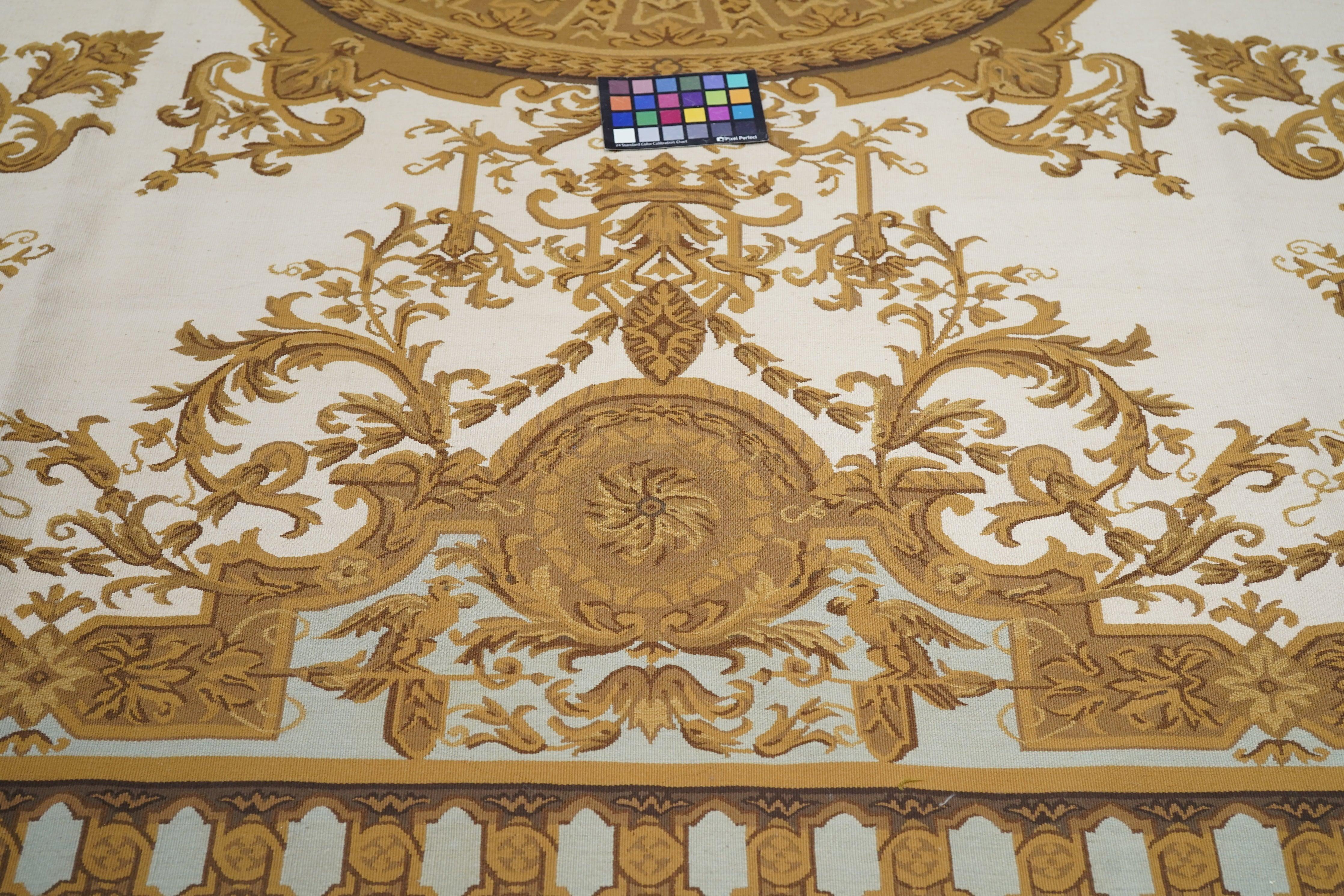XXI secolo e contemporaneo Tappeto Aubusson 7'11'' x 10'0'' in vendita