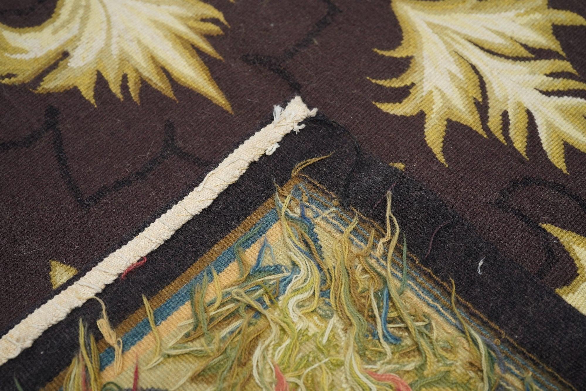 Tappeto Aubusson 7'11'' x 10'2'' in vendita 4