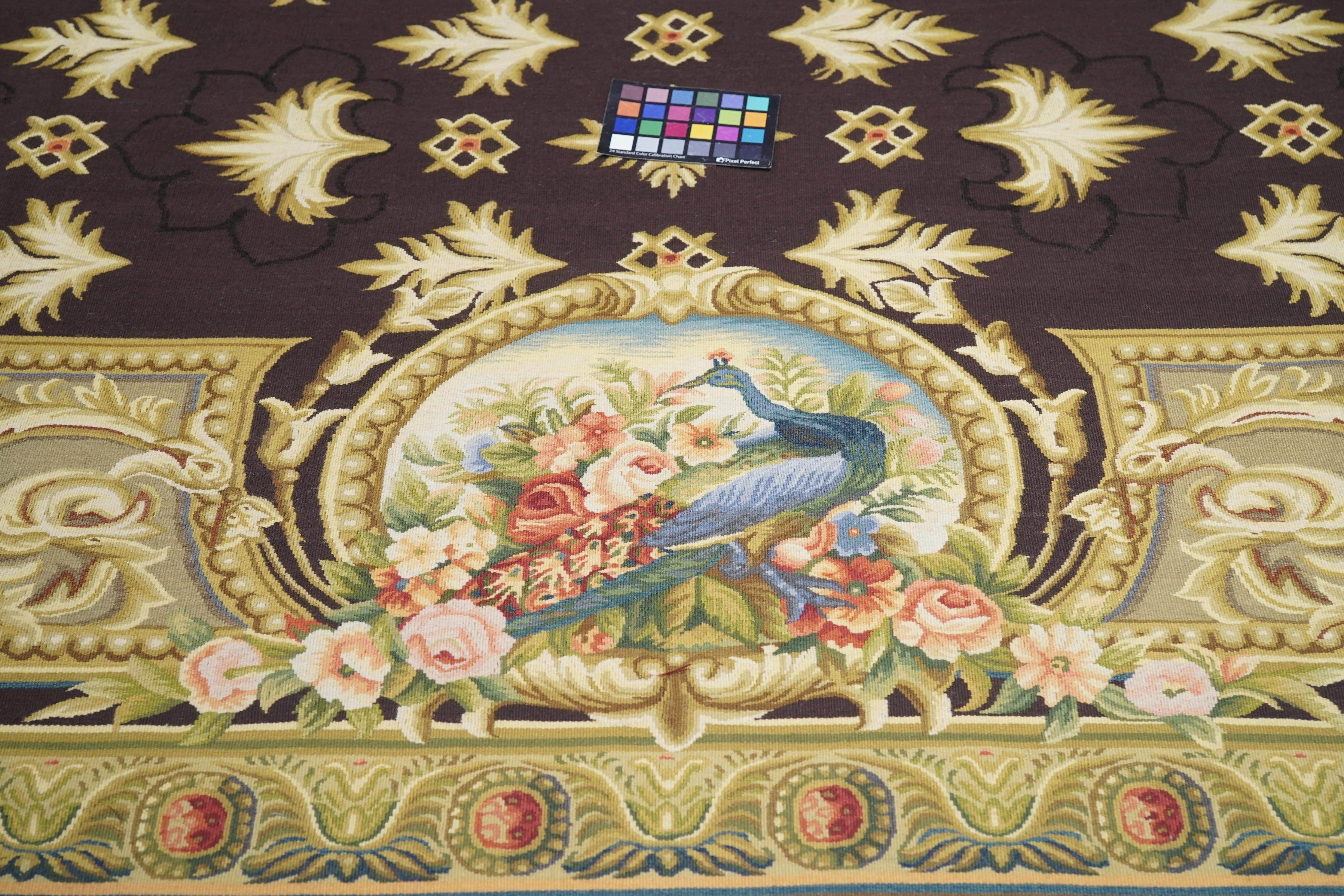 Contemporary Aubusson Rug 7'11'' x 10'3'' For Sale