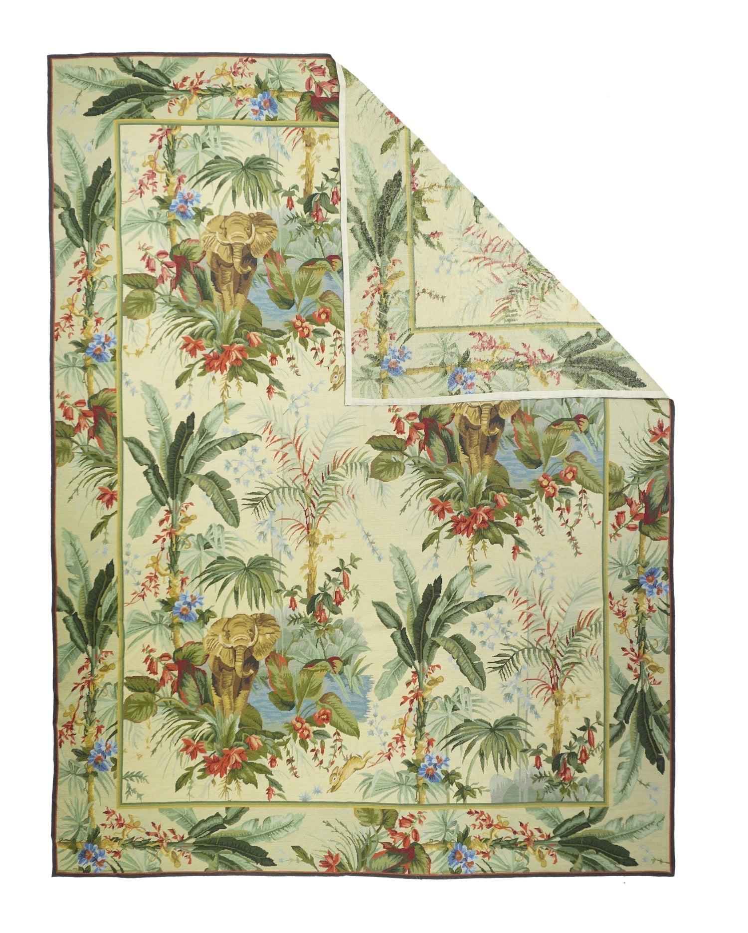 Tappeto Aubusson 7'11'' x 9'11''.
