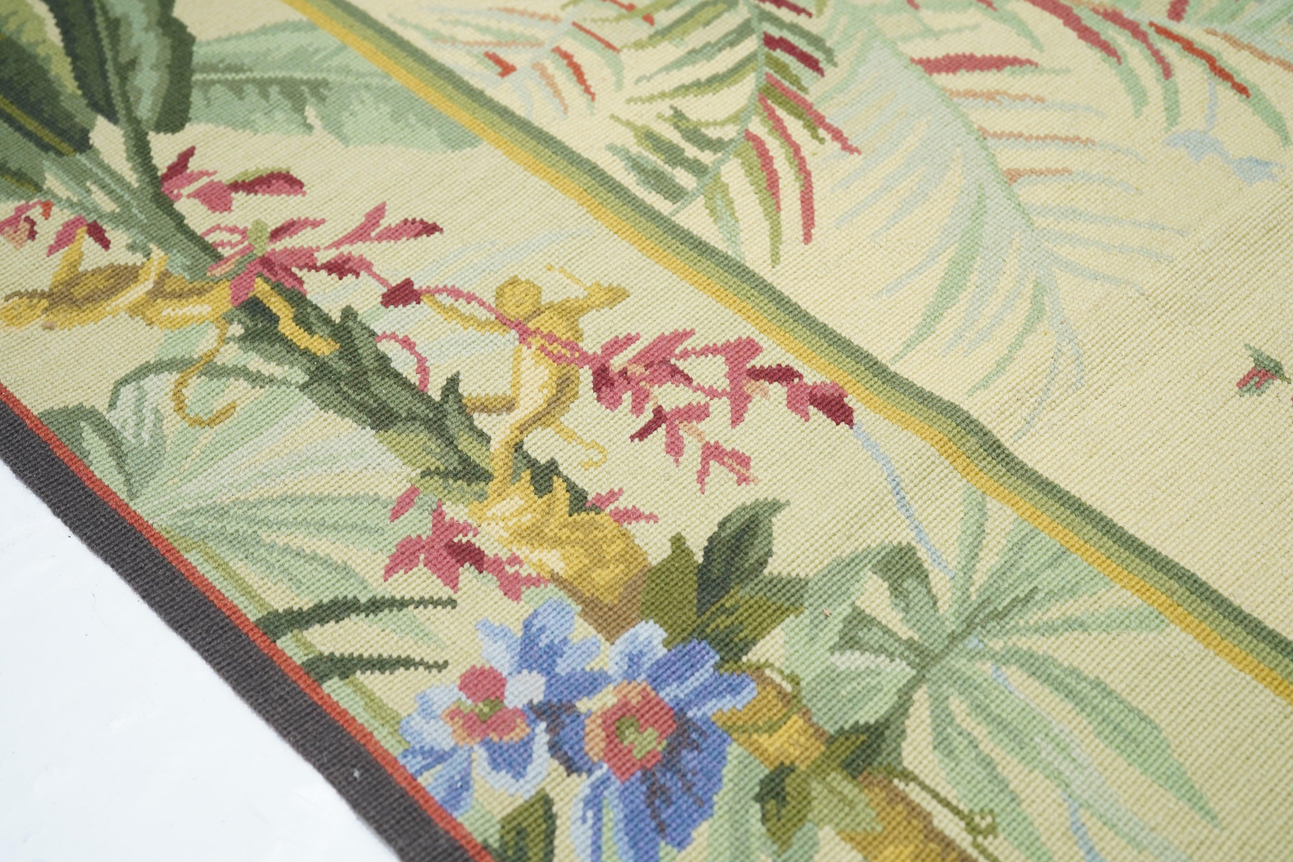 Tappeto Aubusson 7'11'' x 9'11'' In condizioni Nuovo in vendita a New York, NY