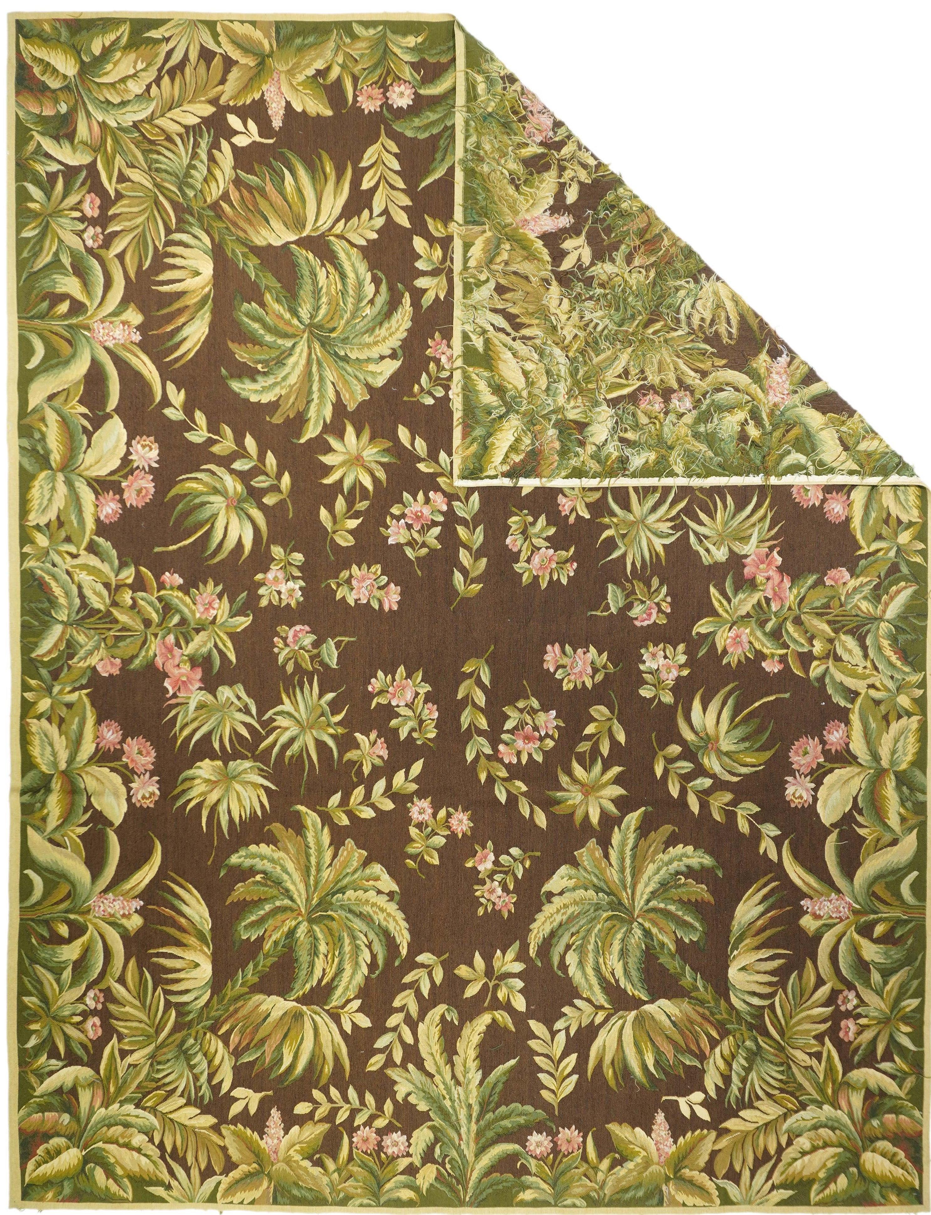 Tappeto Aubusson 7'8'' x 10'1''.