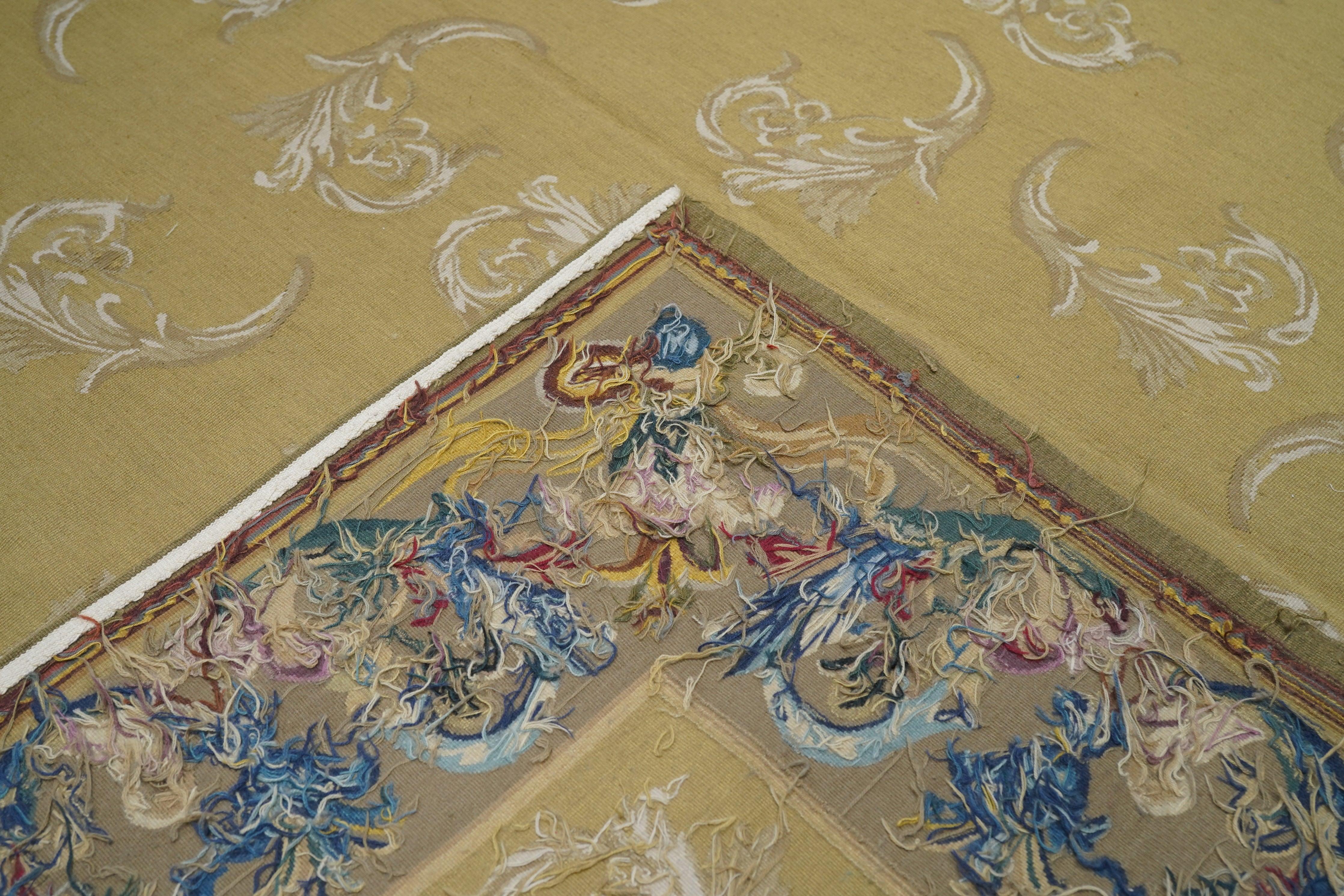 Aubusson Rug 7'8'' x 9'10'' For Sale 1