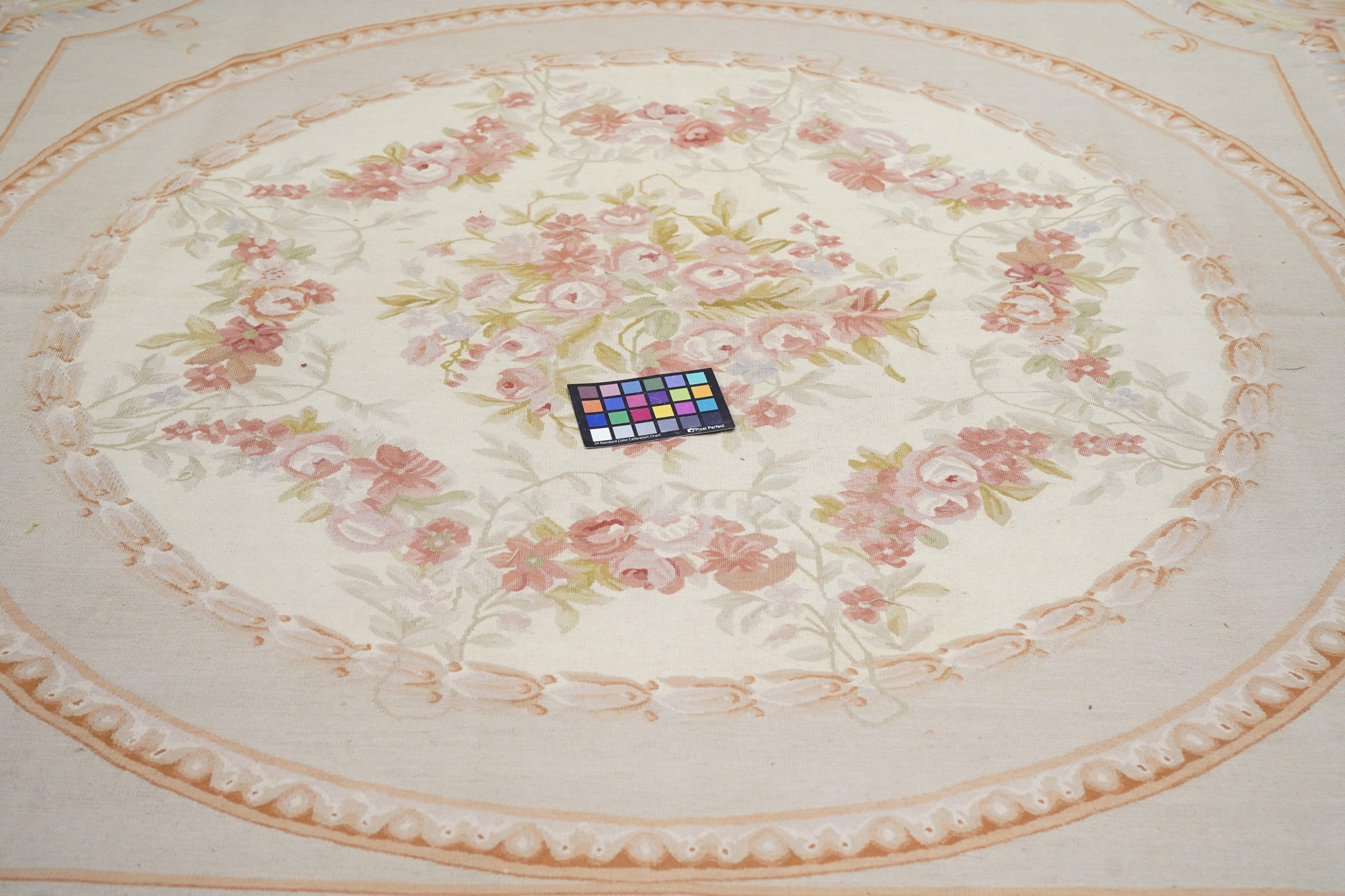 Wool Aubusson Rug 7'9'' x 8'0