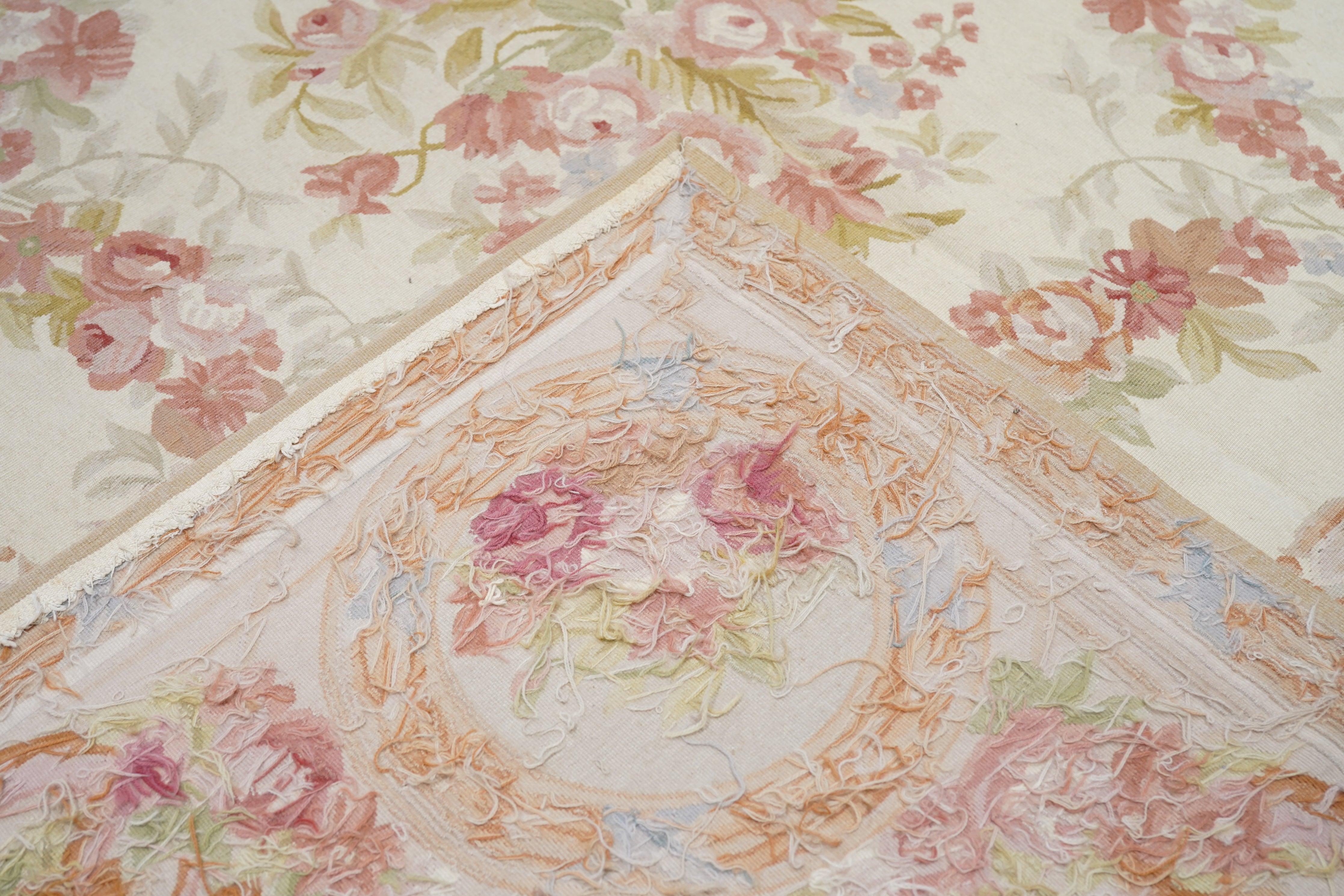Aubusson Rug 7'9'' x 8'0