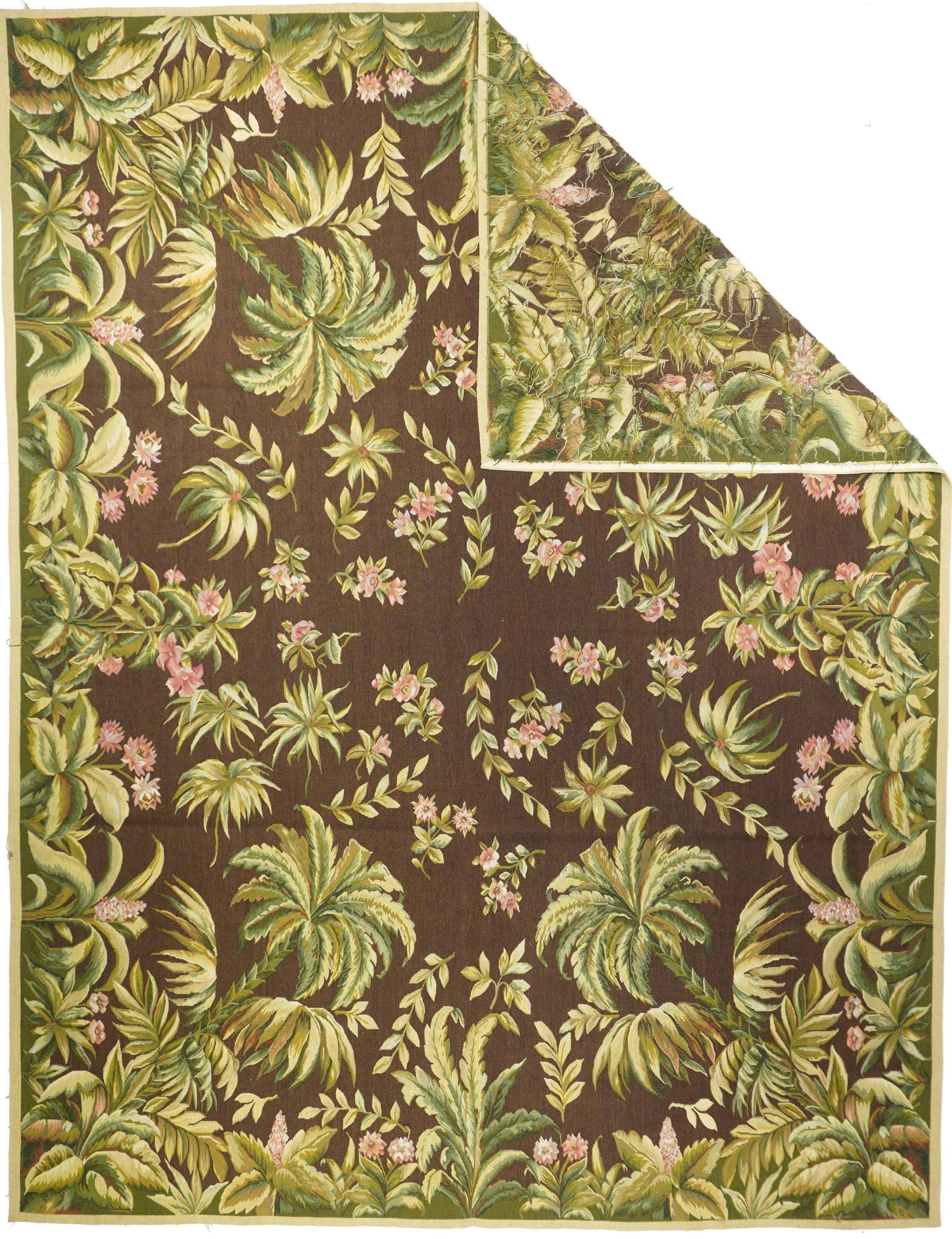 Tappeto Aubusson 7'9'' x 10'1''.