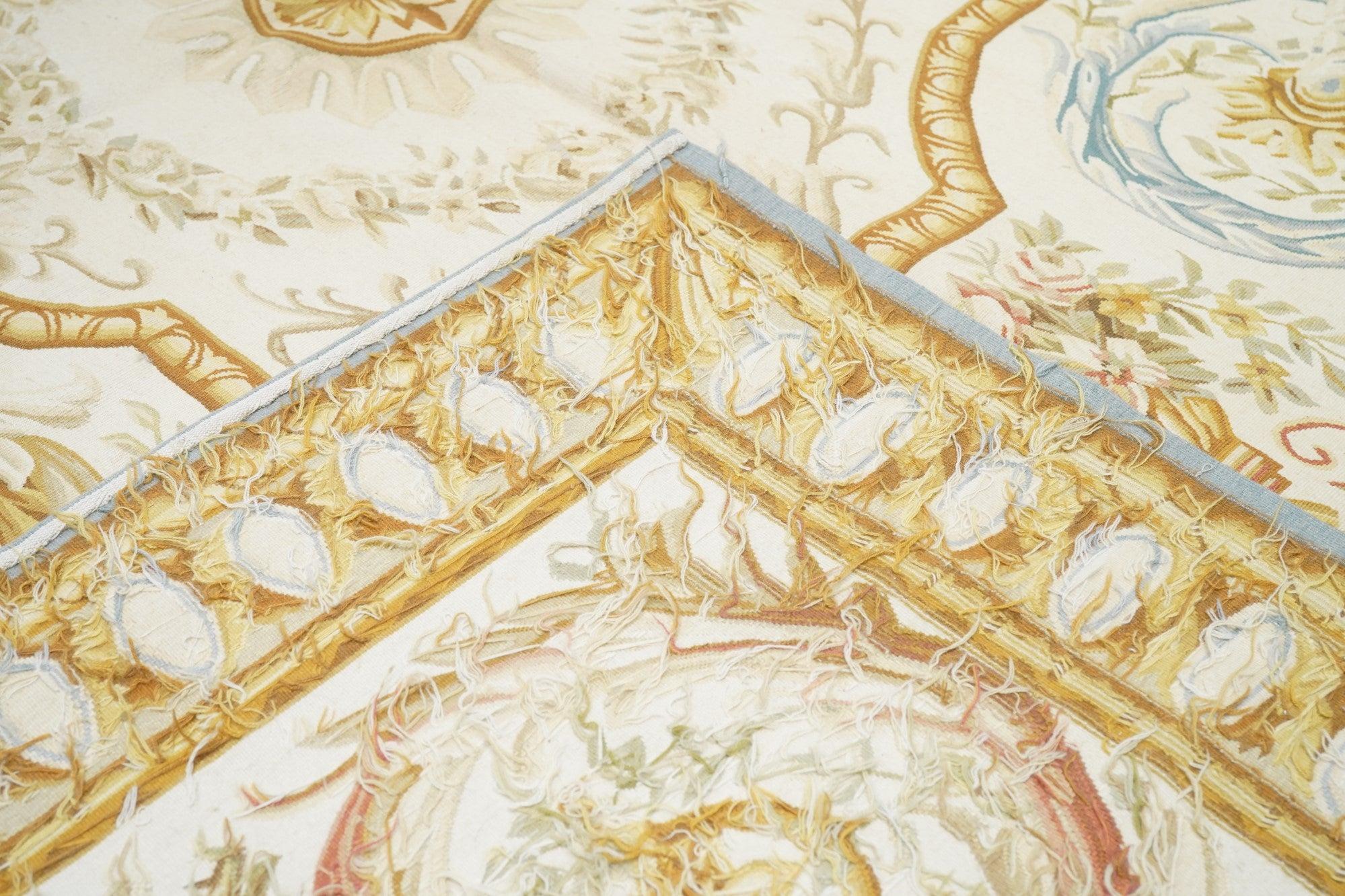 Aubusson Rug 7'9'' x 10'1'' For Sale 3