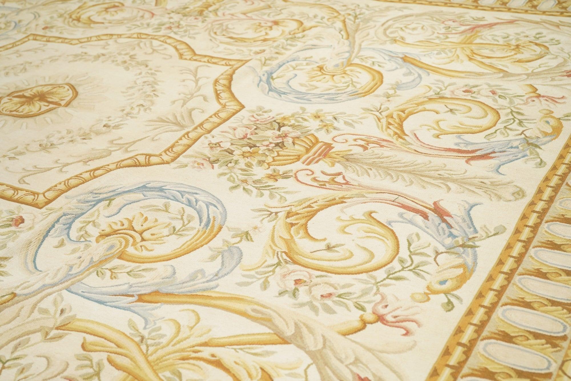 Aubusson-Teppich 8' x 10' (Wolle) im Angebot