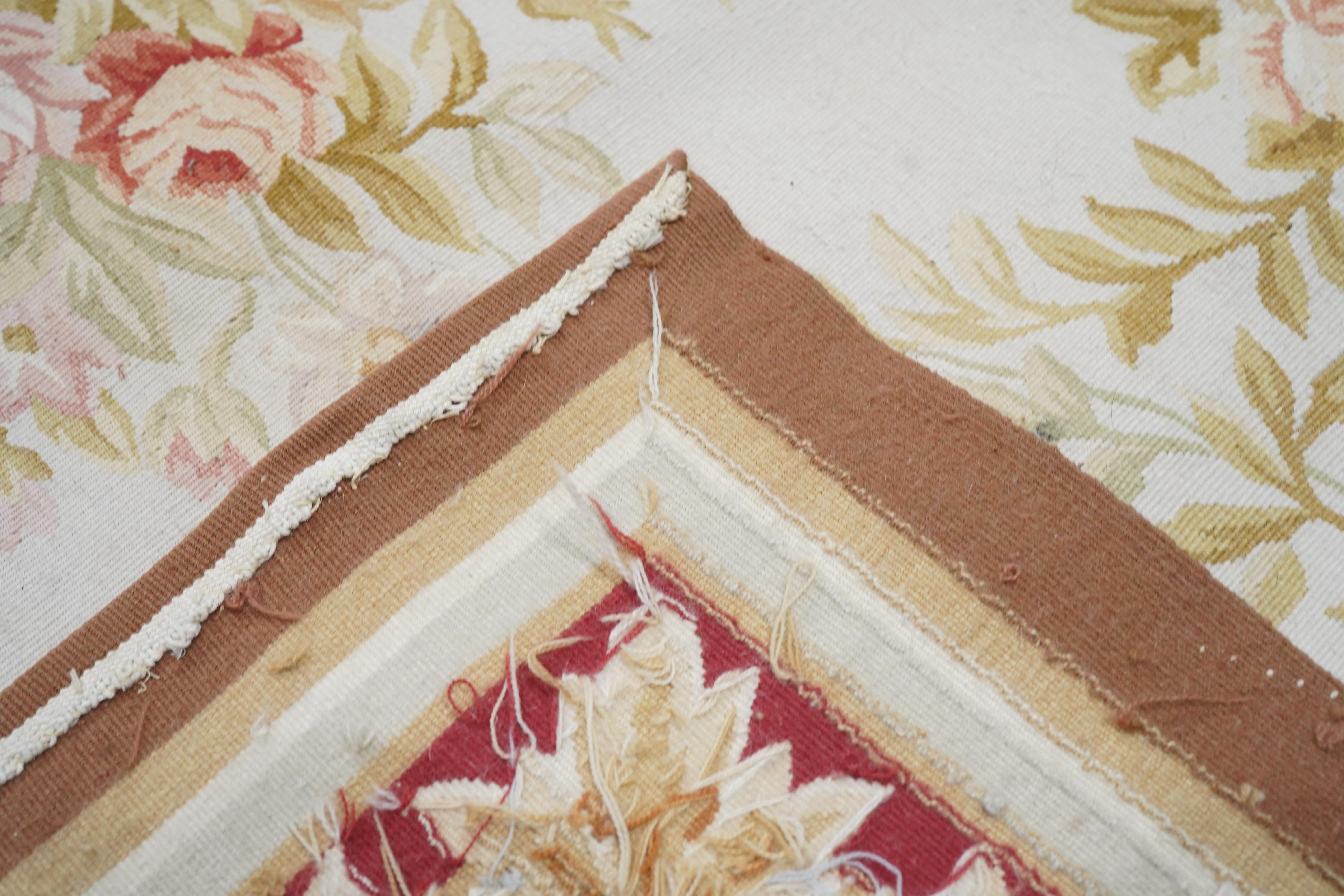Tappeto Aubusson 8'0'' x 10'0'' in vendita 4