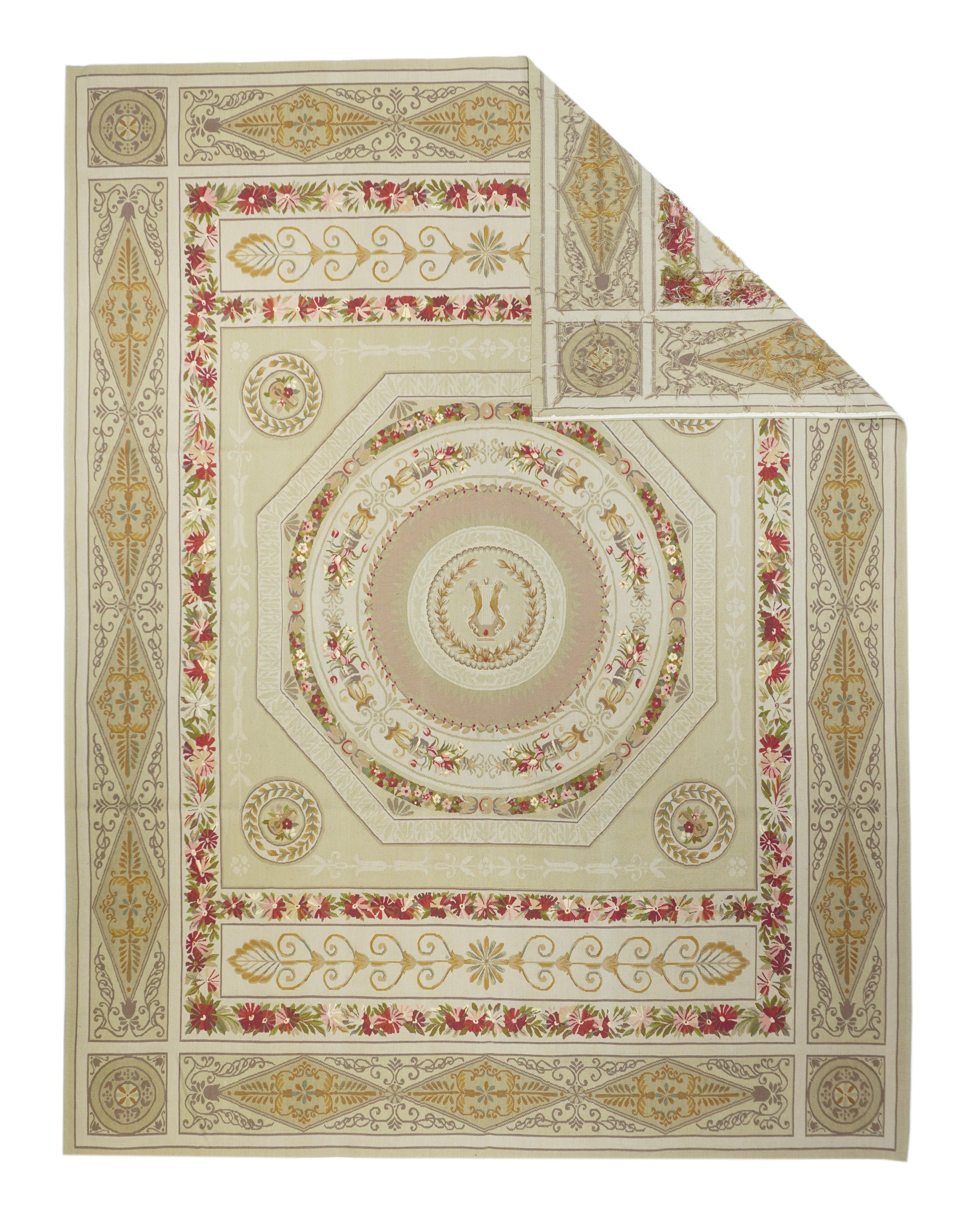 Aubusson Rug 8'0'' x 10'0''.