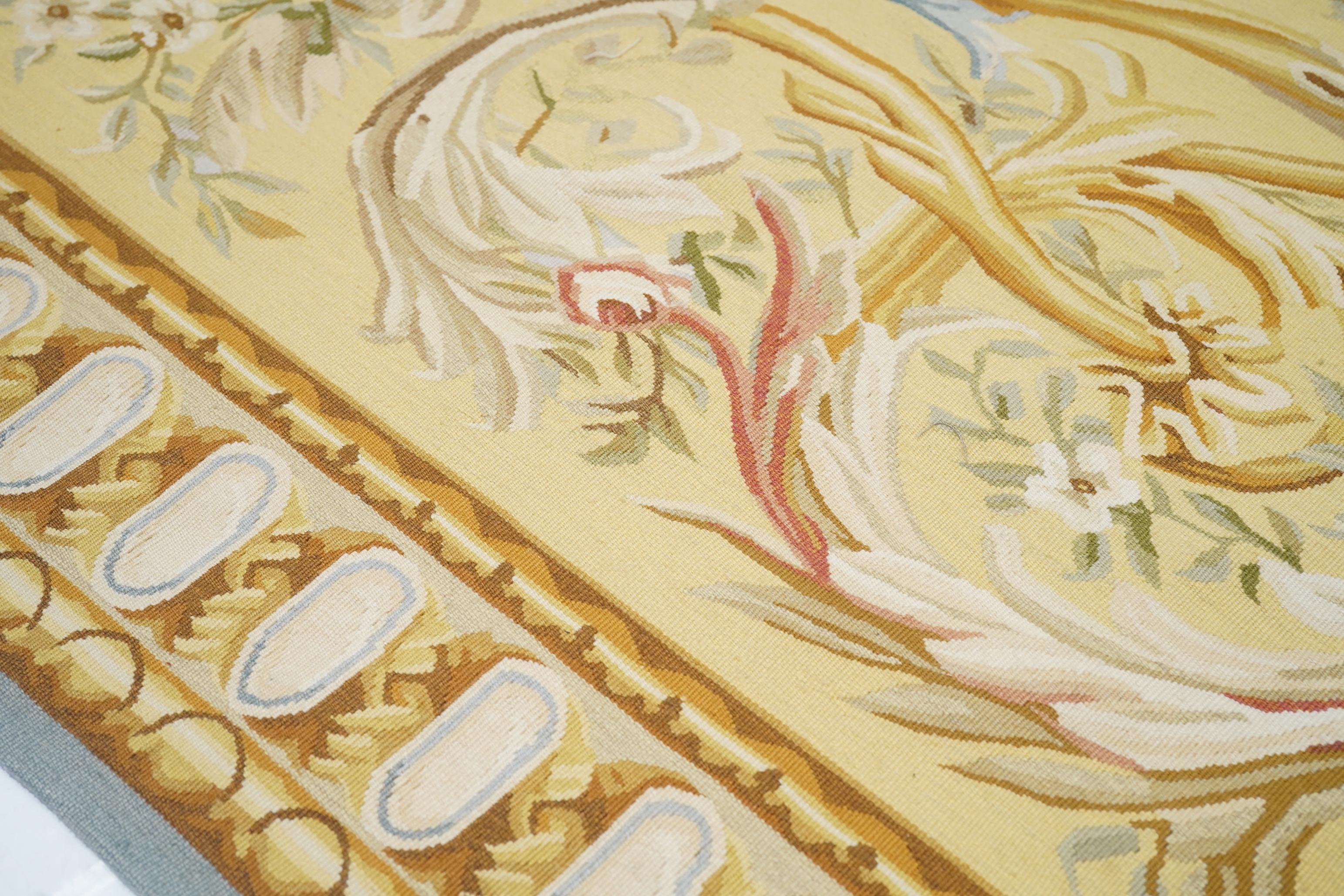 French Aubusson Rug 8'0