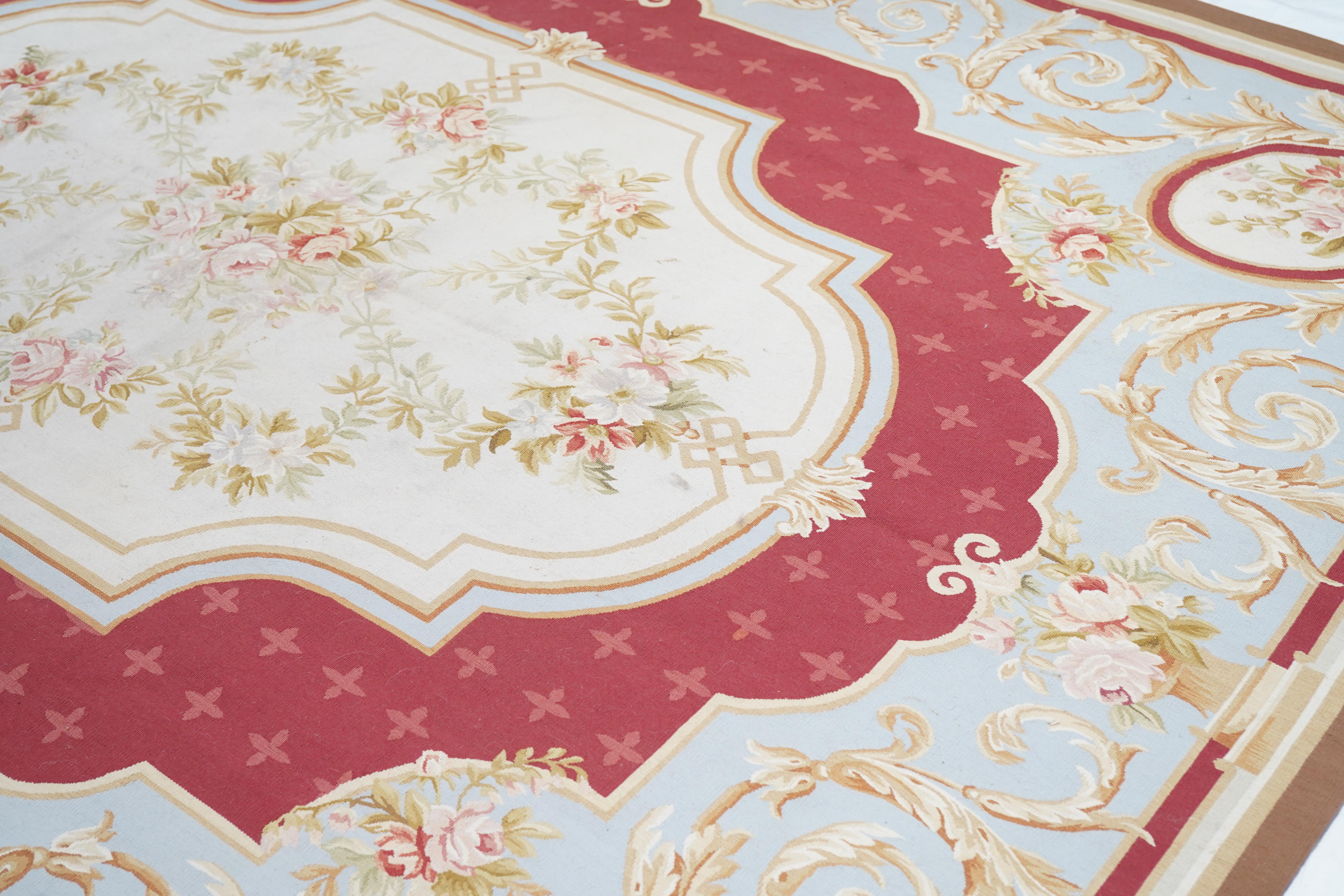 XXI secolo e contemporaneo Tappeto Aubusson 8'0'' x 10'0'' in vendita
