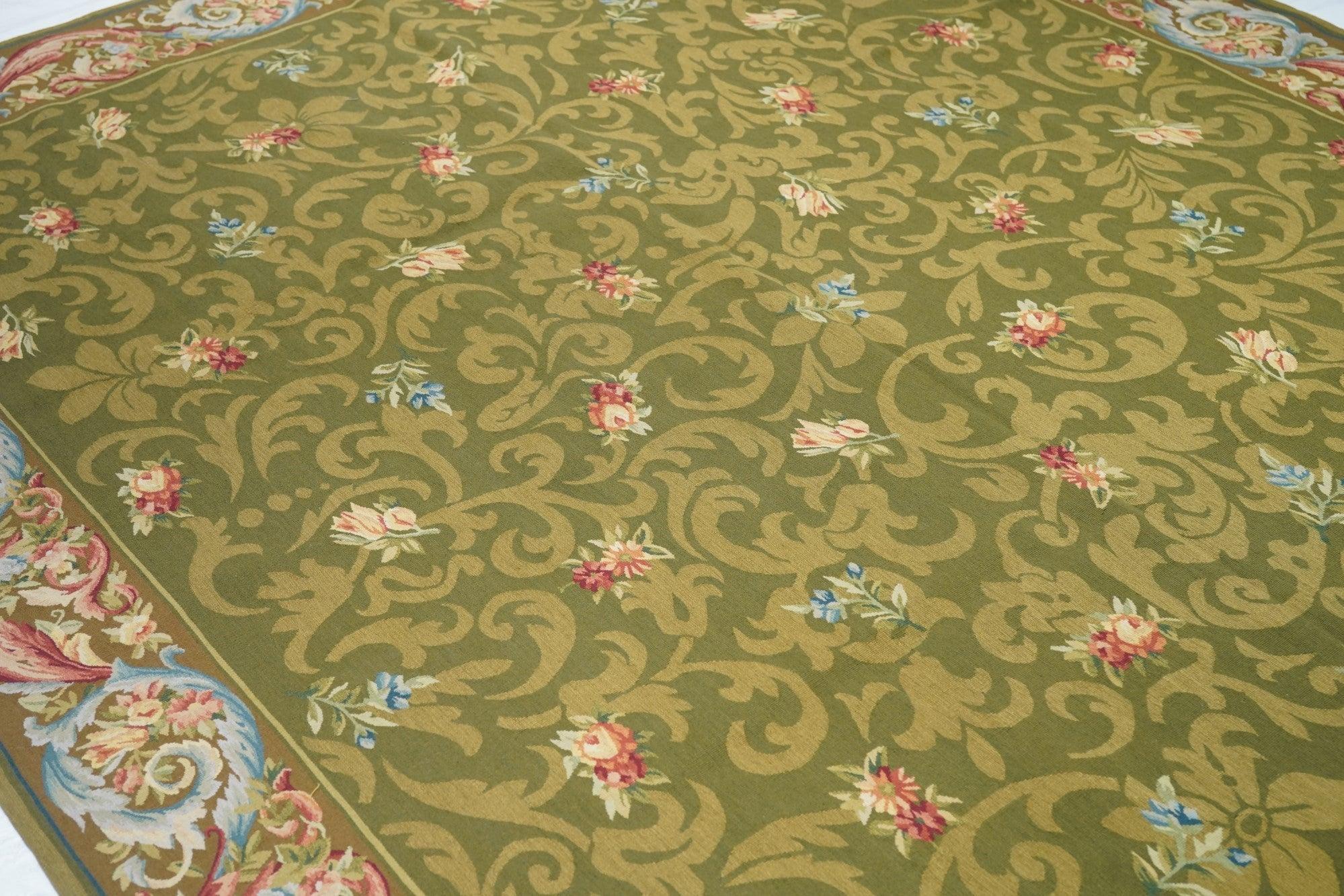 Wool Aubusson Rug 8'0