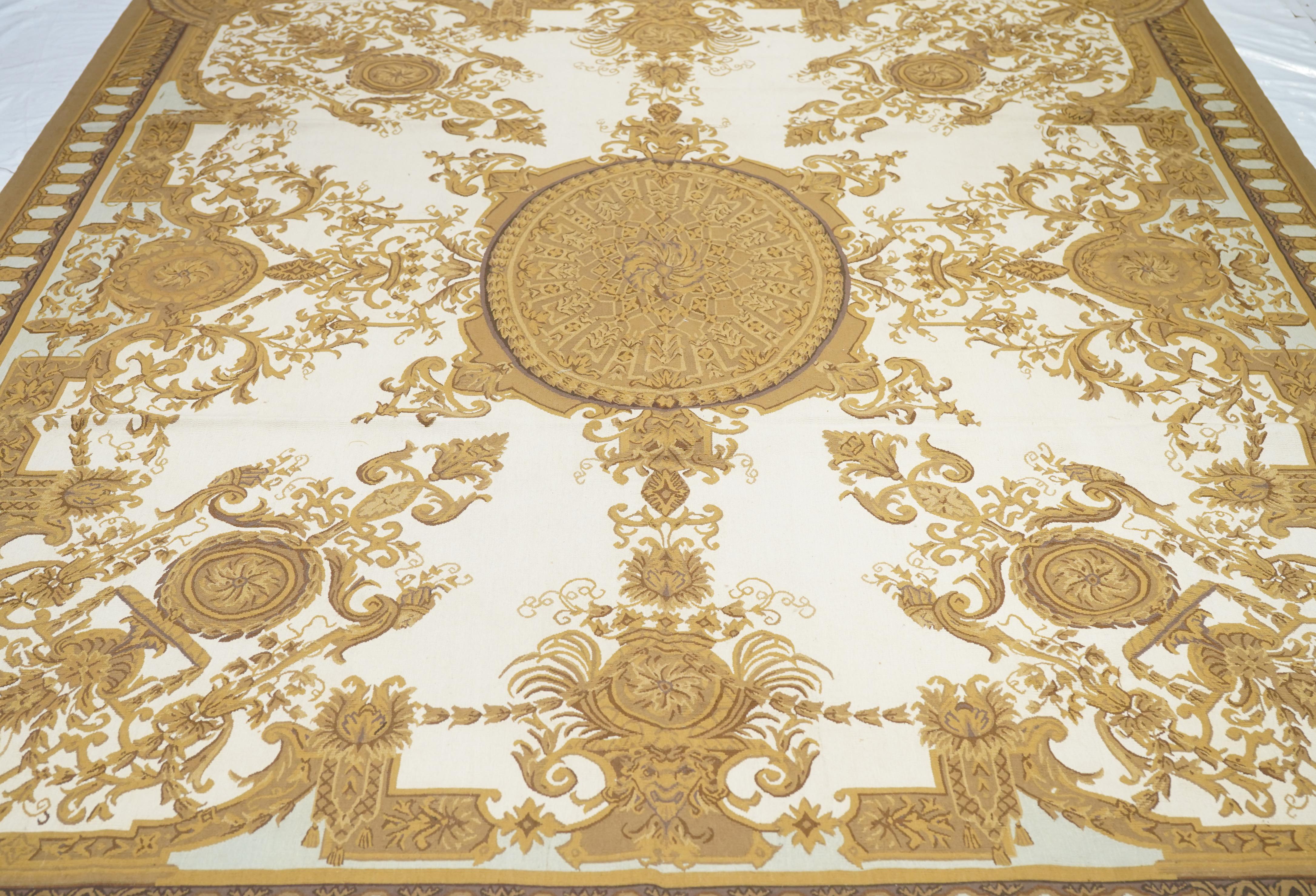 Wool Aubusson Rug 8'0