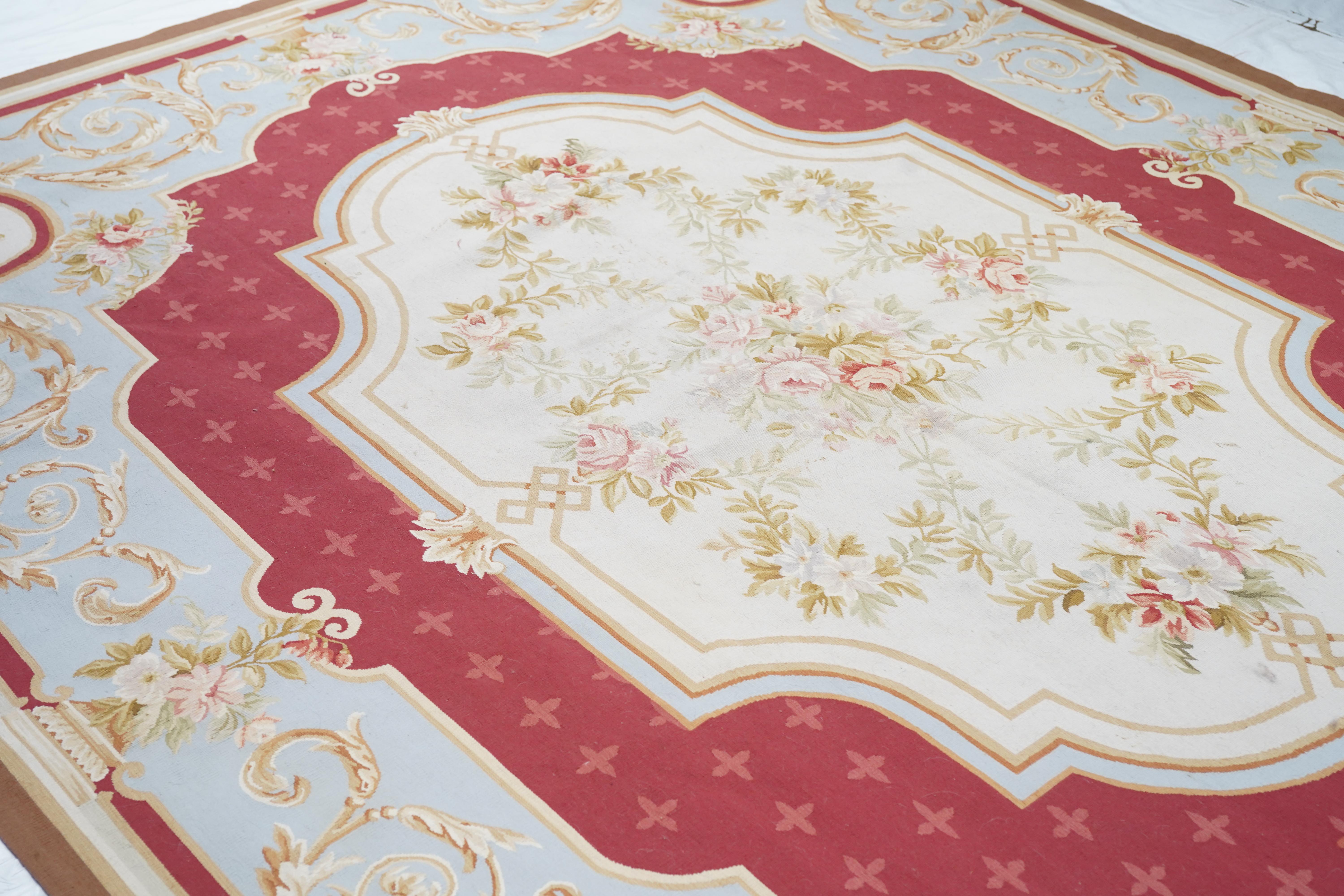 Tappeto Aubusson 8'0'' x 10'0'' in vendita 1