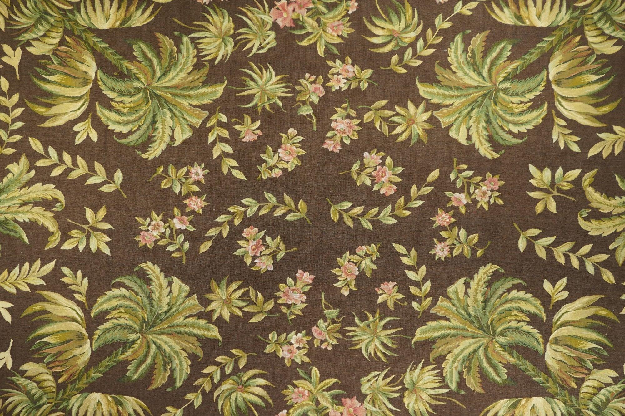Contemporary Aubusson Rug 9'0