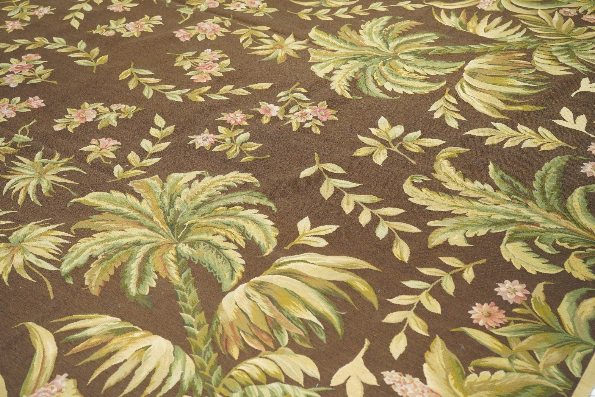 Wool Aubusson Rug 9'0
