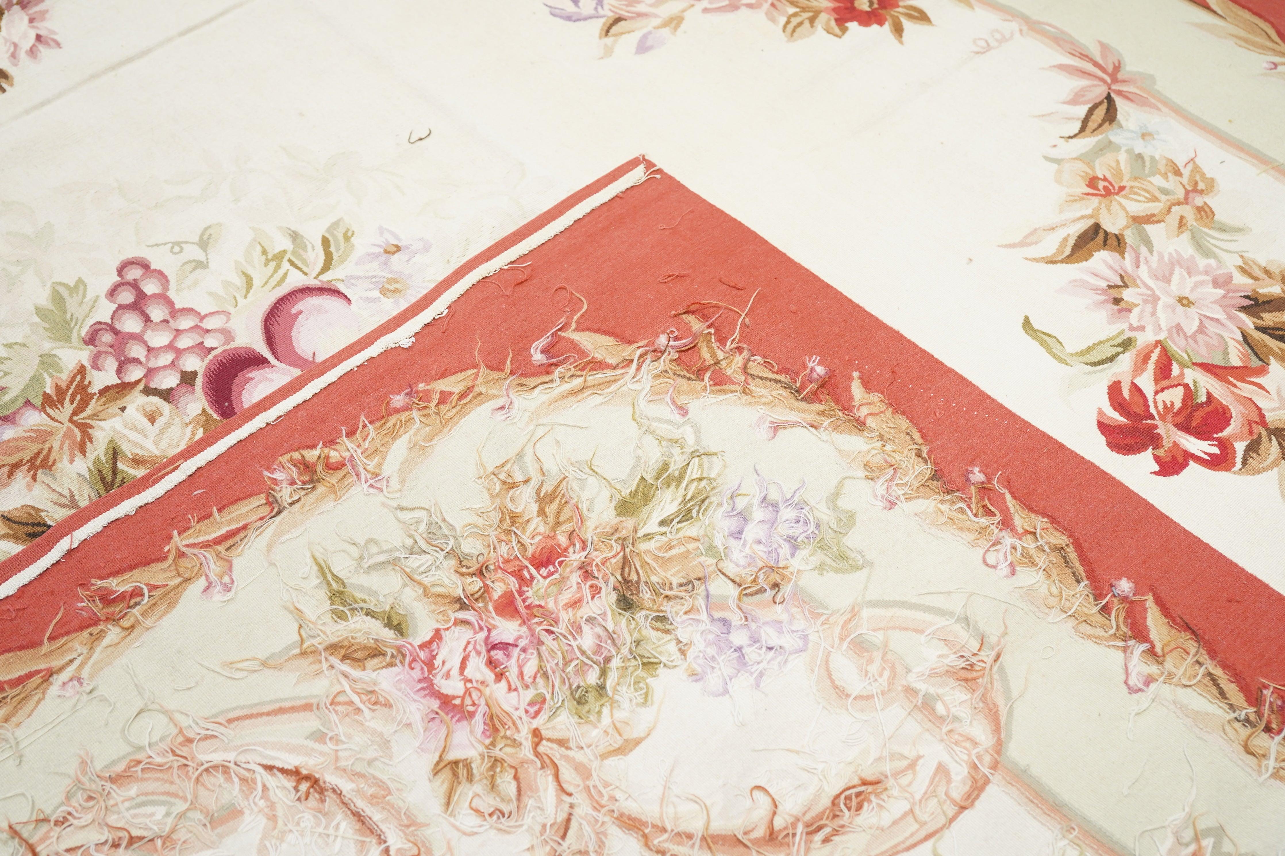 Wool Aubusson Rug 9'0