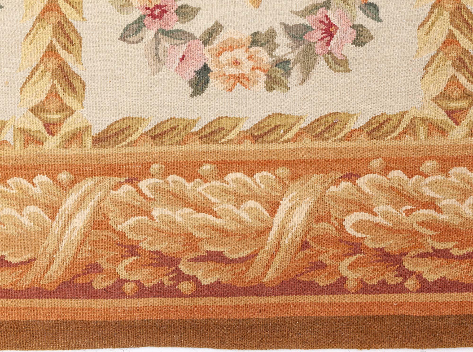 Wool Aubusson Rug by Doris Leslie Blau For Sale
