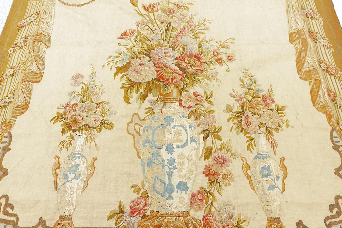 Tapis d'Aubusson tissé à plat en vente 5