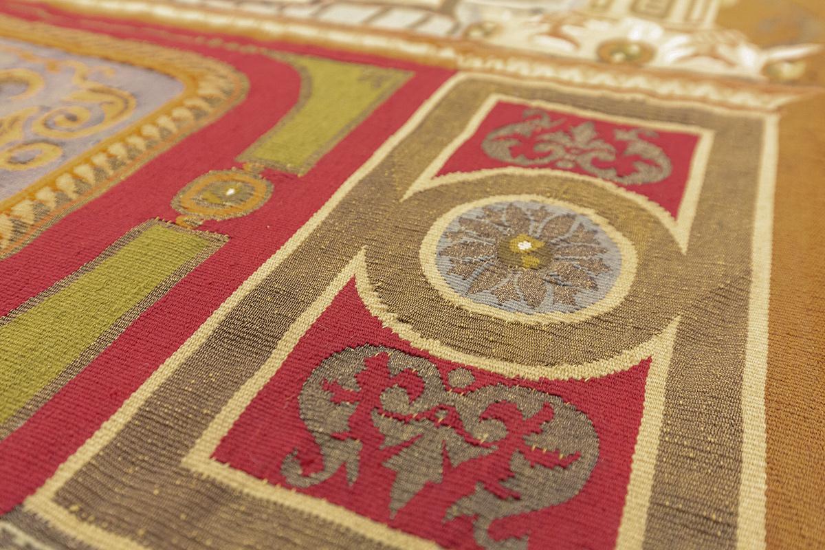 Tapis d'Aubusson tissé à plat en vente 7