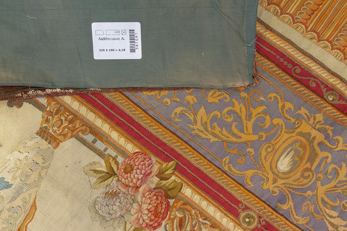 Tapis d'Aubusson tissé à plat en vente 10