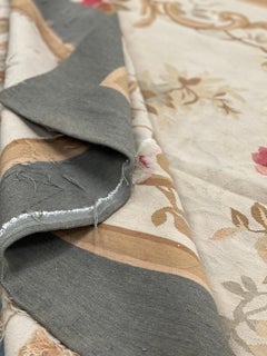 Aubusson Rug Runner Ivory Carpet Floral Livingroom Rugs for Sale Home Decor