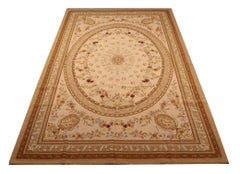 Aubusson Rugs Oriental Gold Kilim Rugs, French Style Carpet from China