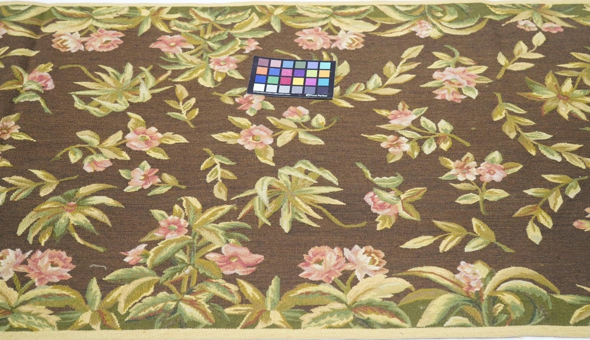 Runner Aubusson 2'5'' x 10'0'' in vendita 1