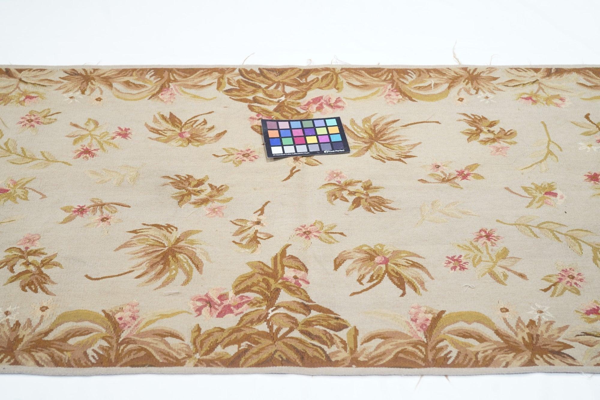 Runner Aubusson 2'5'' x 10'0'' in vendita 1