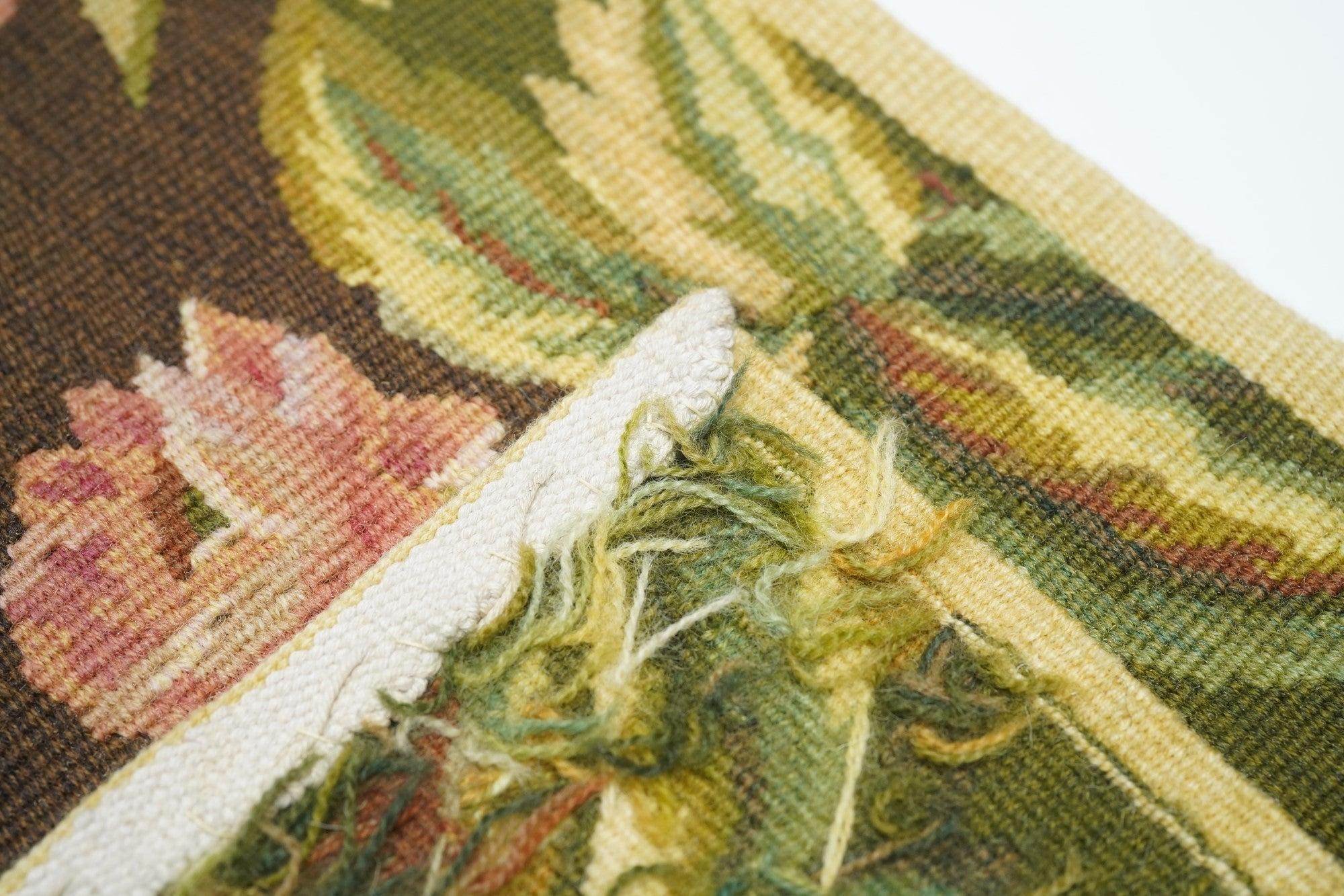 Runner Aubusson 2'5'' x 10'0'' in vendita 2